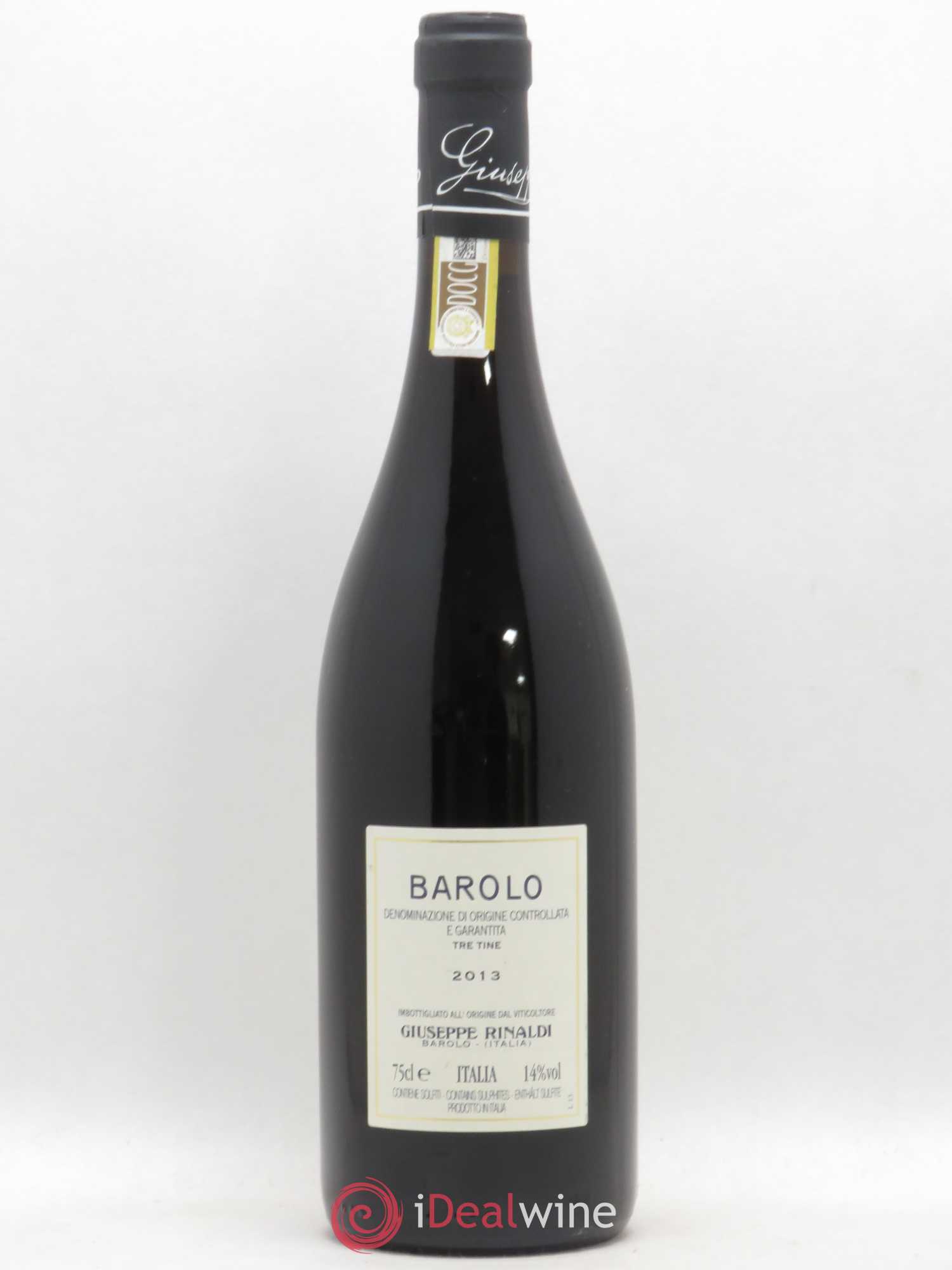 Barolo DOCG Tre Tine Giuseppe Rinaldi 2013 - Posten von 1 Flasche - 1