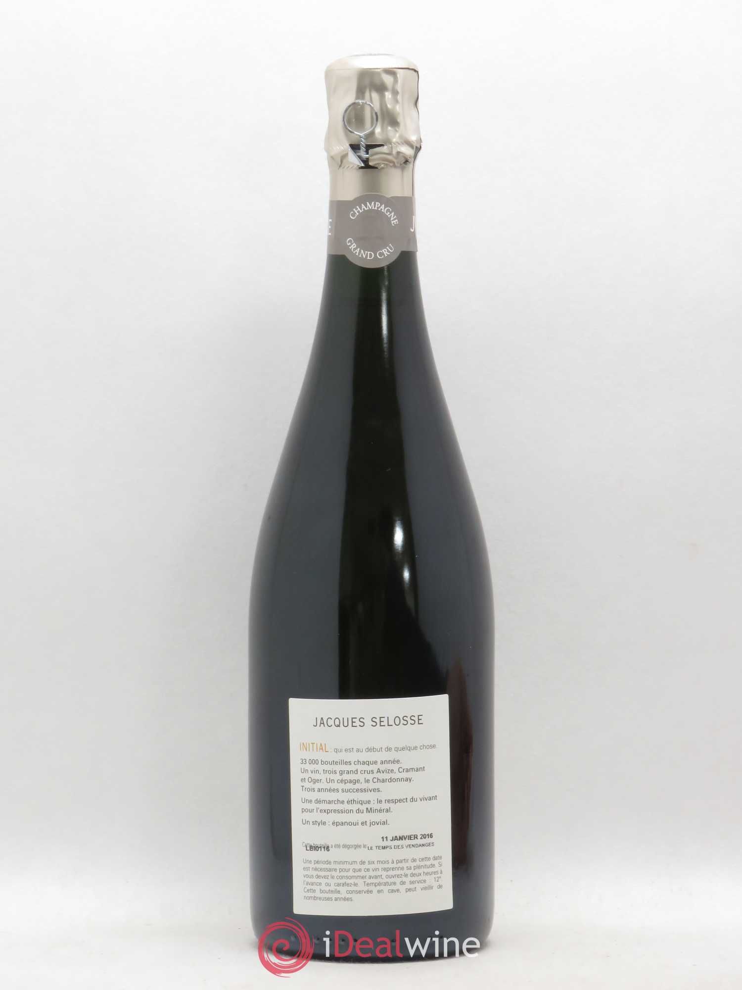 Initial Brut Jacques Selosse - Lot de 1 bouteille - 1