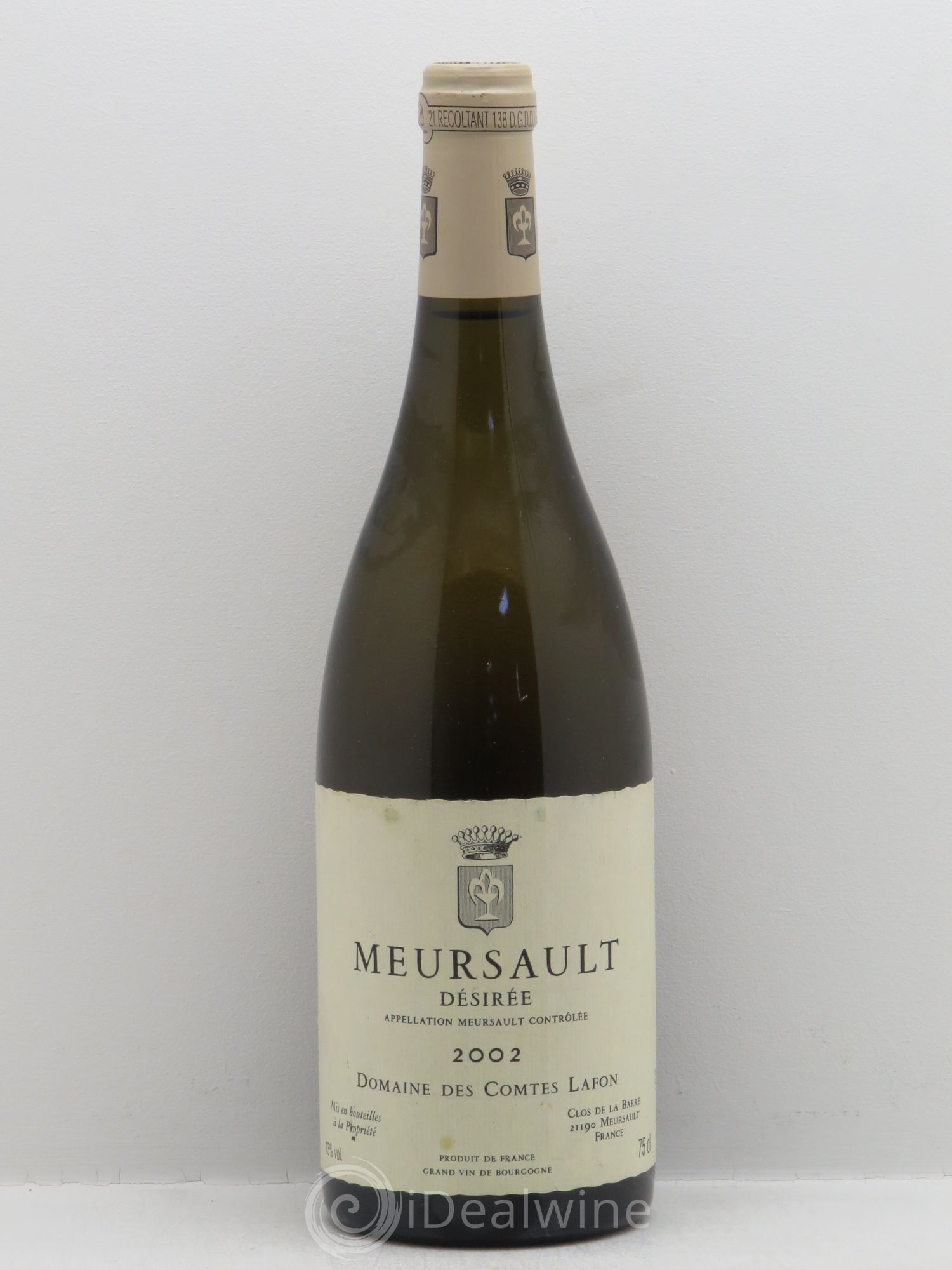 Meursault Désirée Comtes Lafon (Domaine des) 2002 - Lot de 1 bouteille - 0