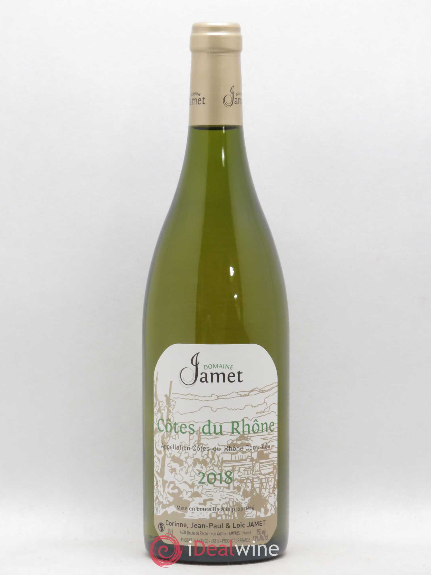 Côtes-du-Rhône Jamet (Domaine) 2018 - Lot de 1 bouteille - 0