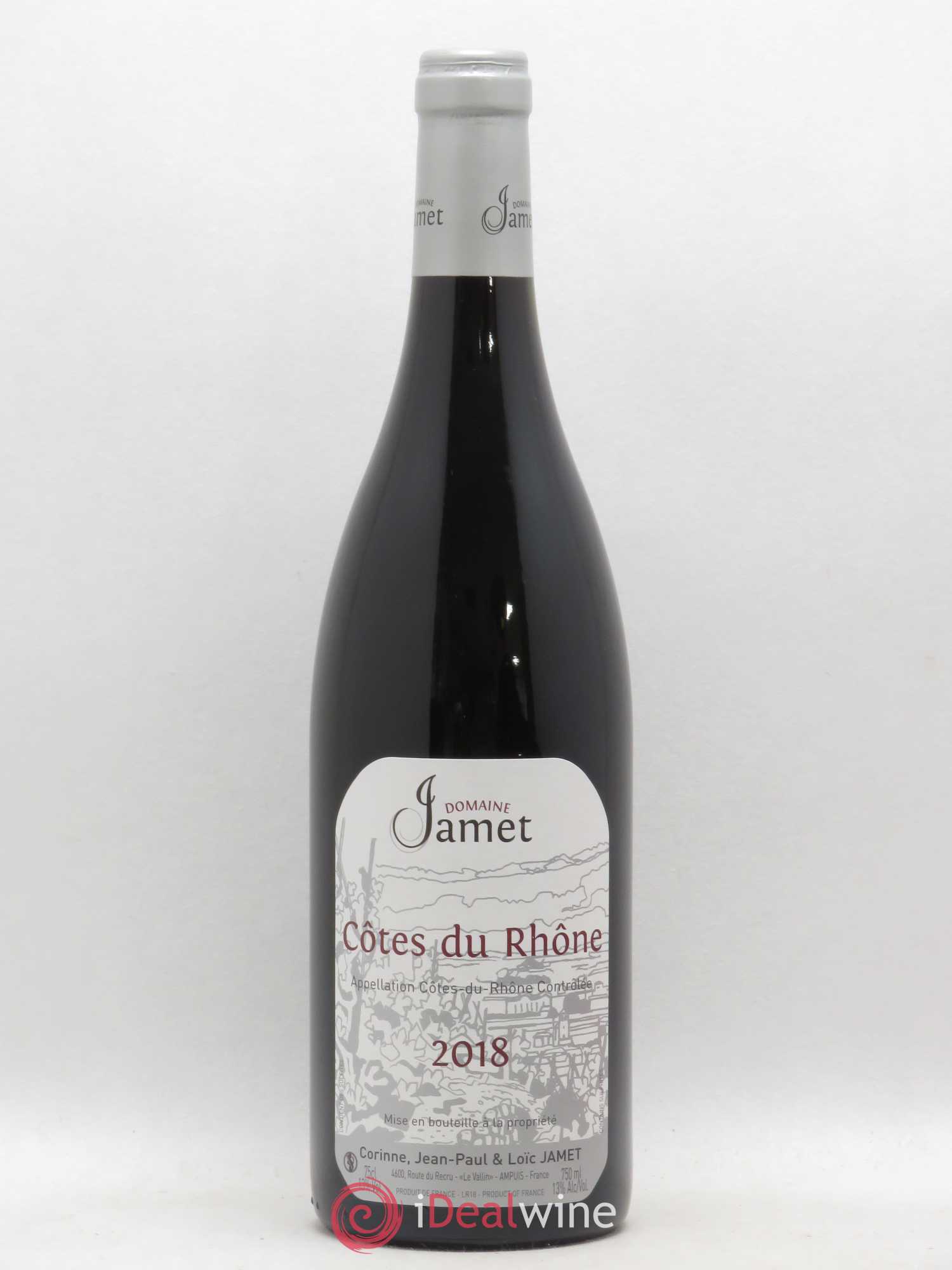 Côtes-du-Rhône Jamet (Domaine) 2018 - Lot de 1 bouteille - 0