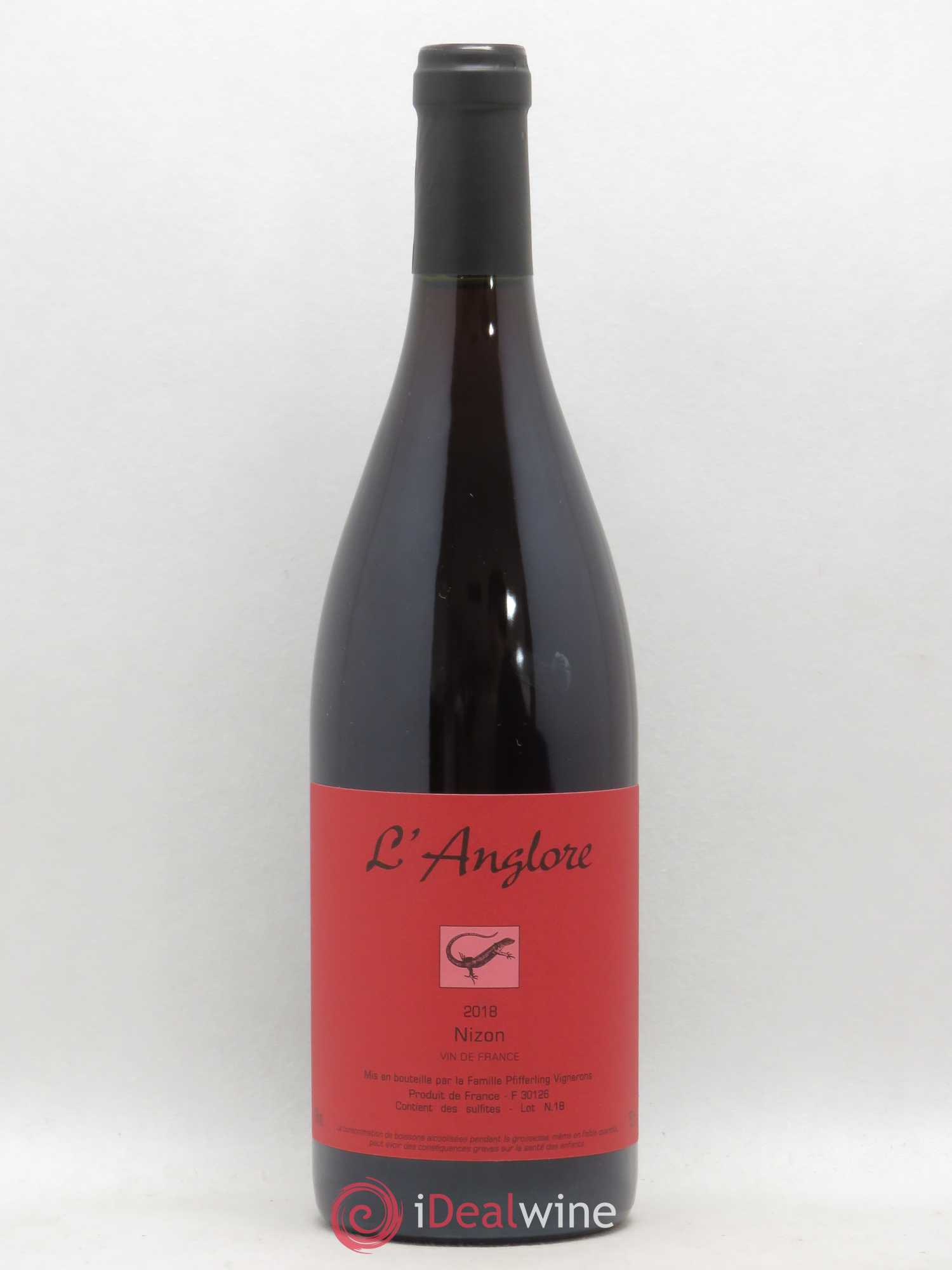 Vin de France Nizon L'Anglore 2018 - Lot de 1 bouteille - 0