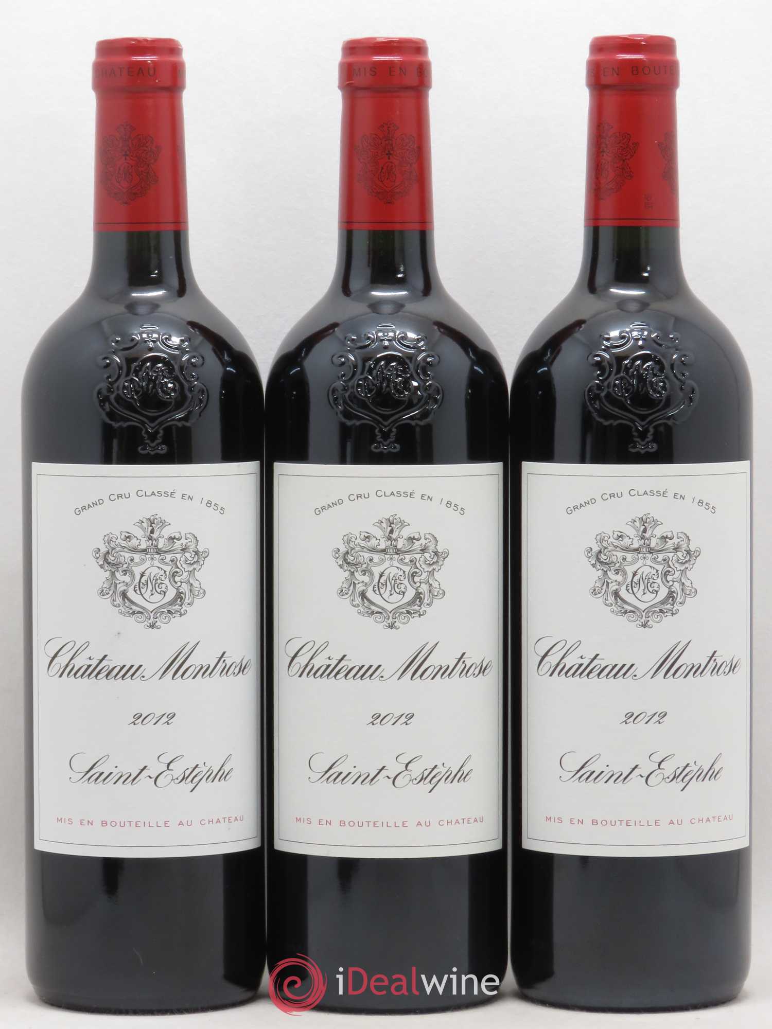 Château Montrose 2ème Grand Cru Classé 2012 - Lot de 3 bouteilles - 0