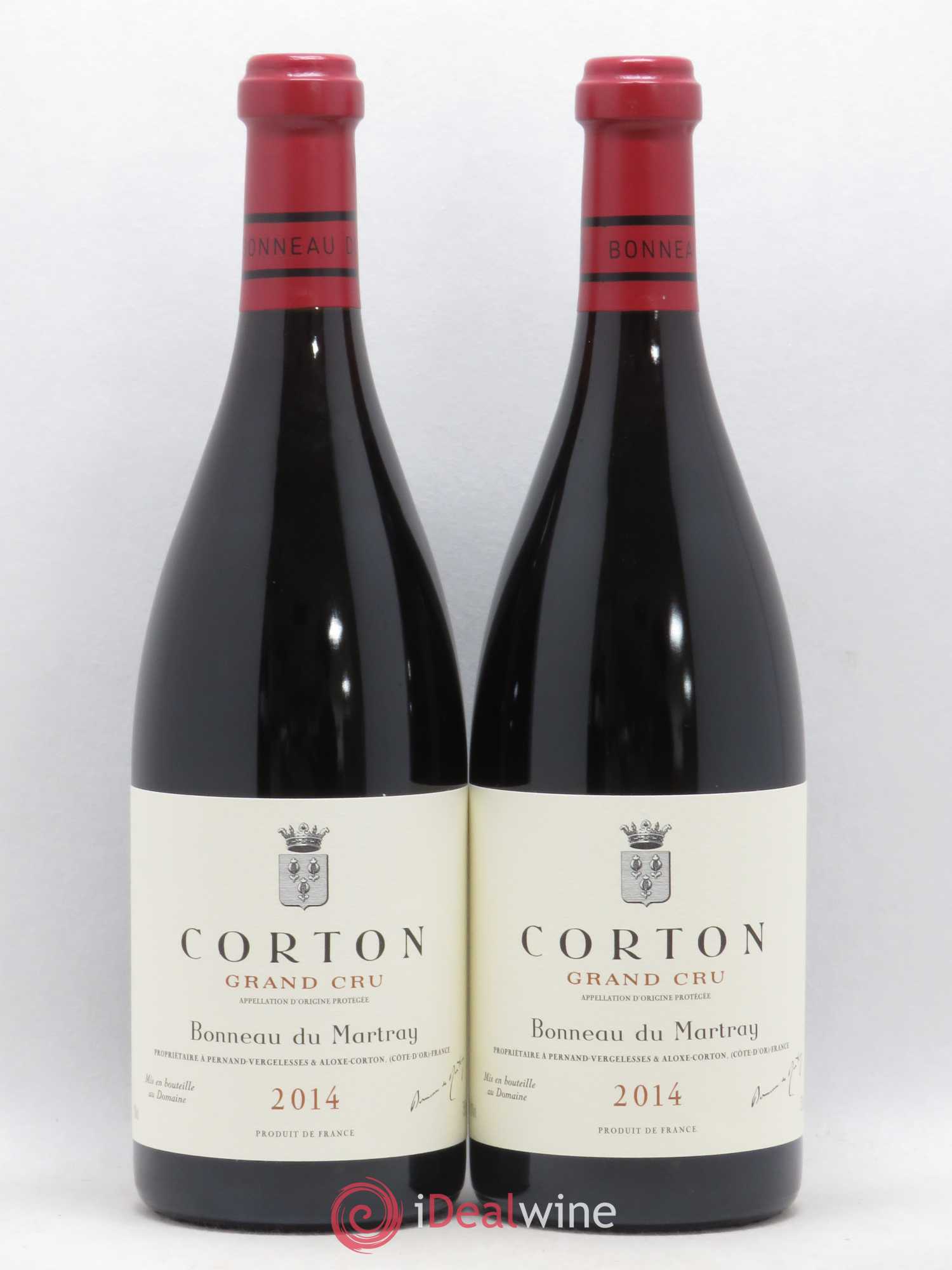 Corton Grand Cru Bonneau du Martray (Domaine) 2014 - Lot de 2 bouteilles - 0
