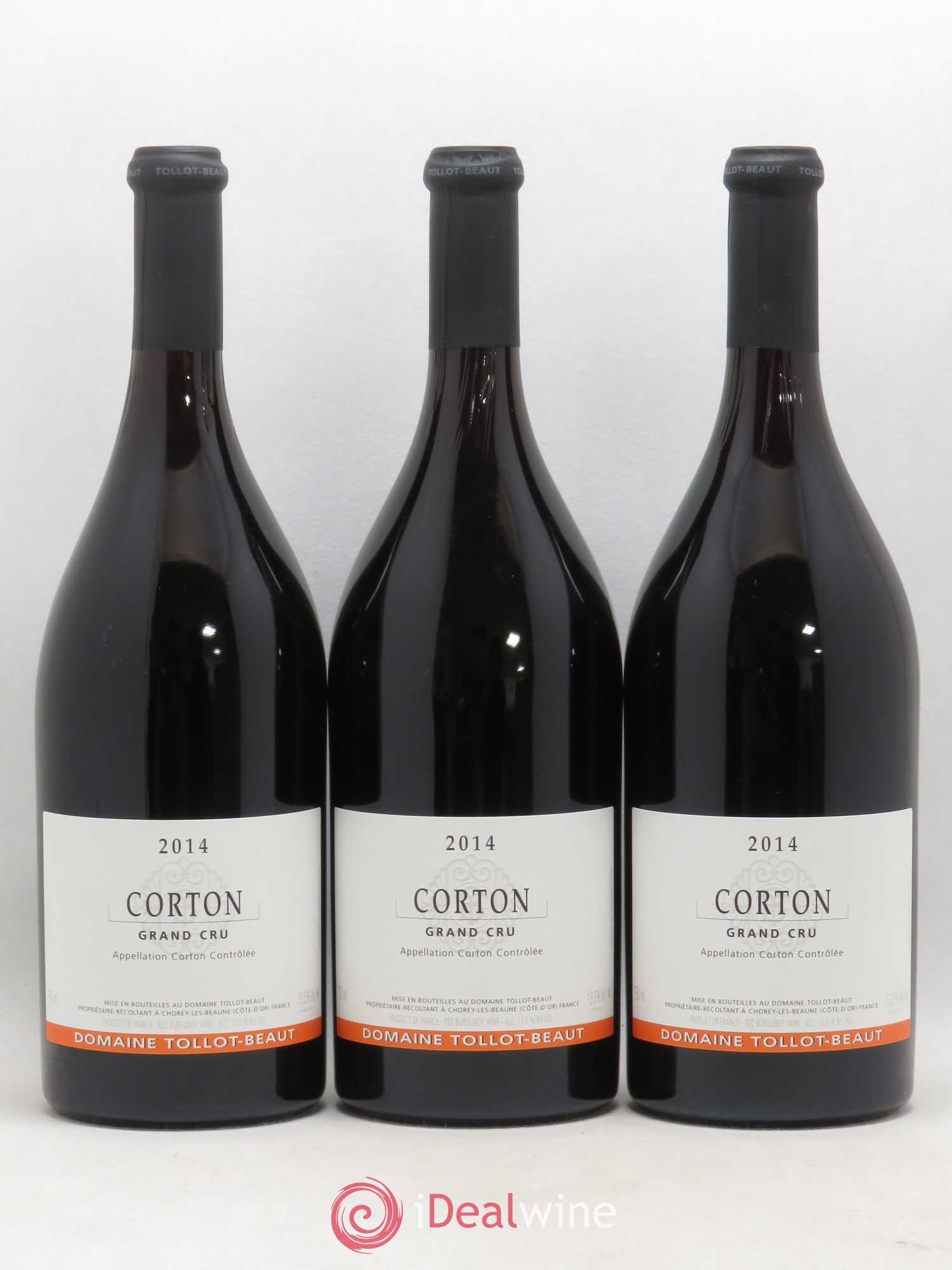 Corton Grand Cru Tollot Beaut (Domaine) 2014 - Lot de 3 bouteilles - 0