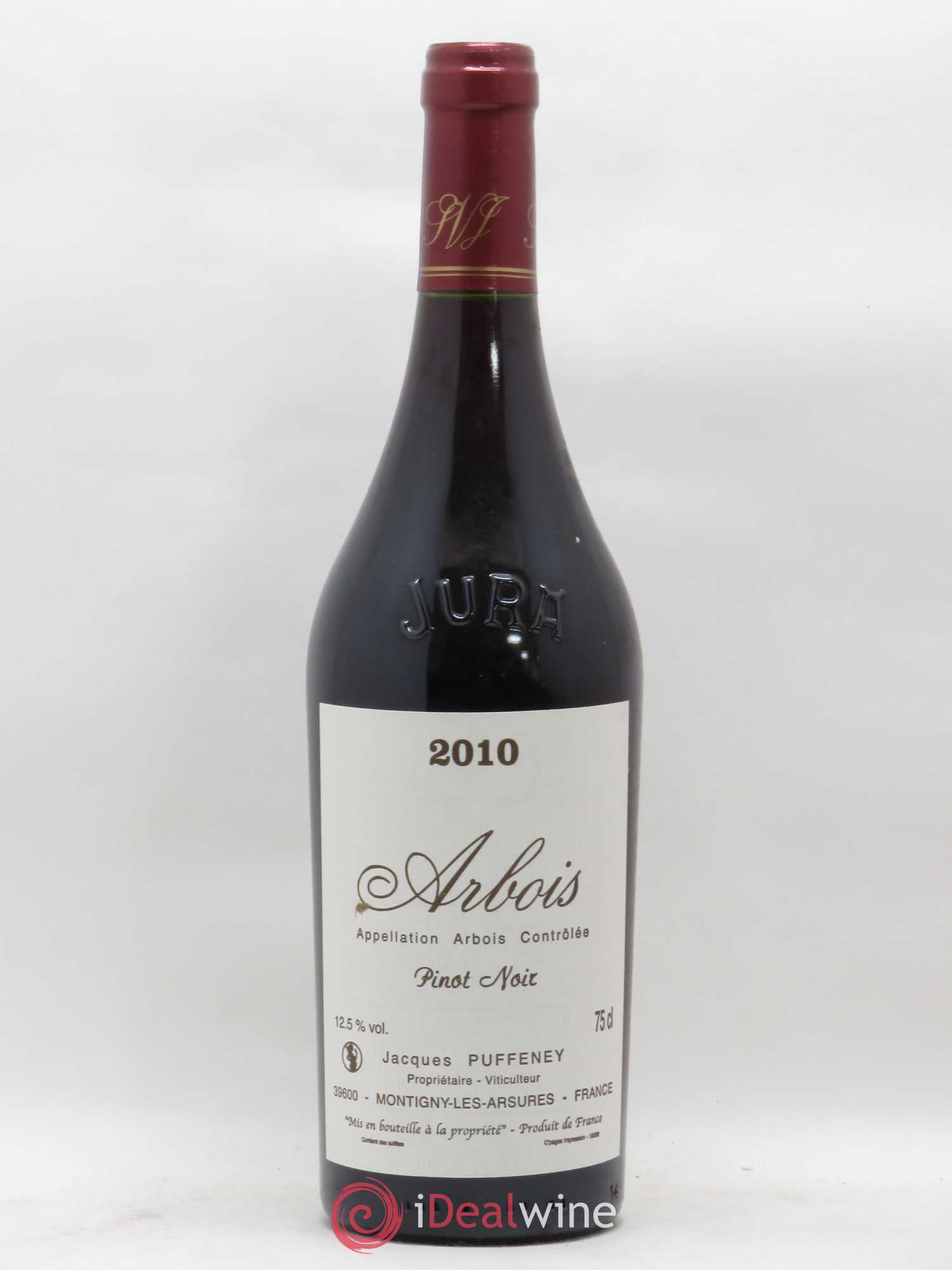 Arbois Pinot Noir Jacques Puffeney 2010 - Lot de 1 bouteille - 0