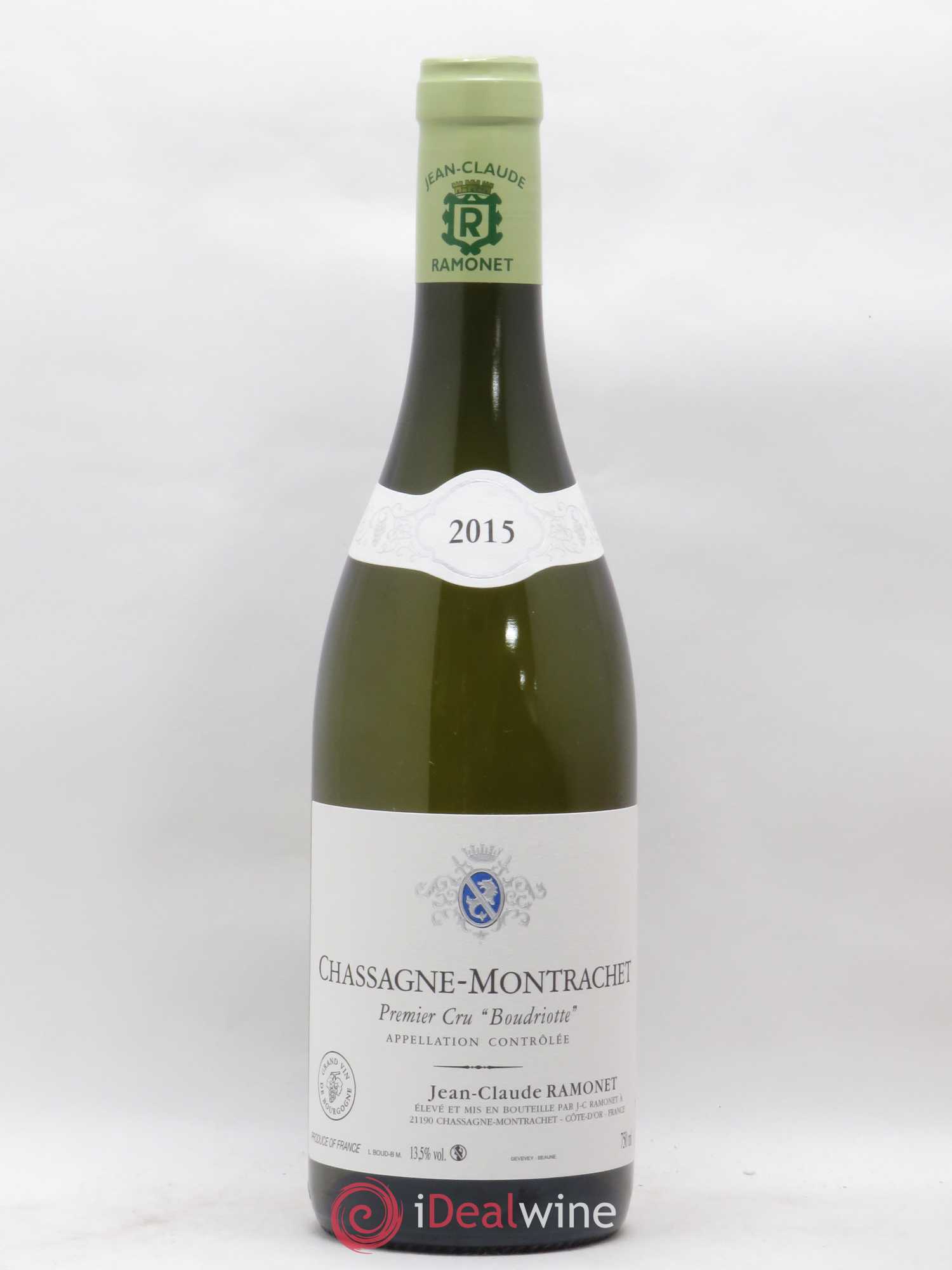 Chassagne-Montrachet 1er Cru Boudriotte Ramonet (Domaine) 2015 - Lot de 1 bouteille - 0
