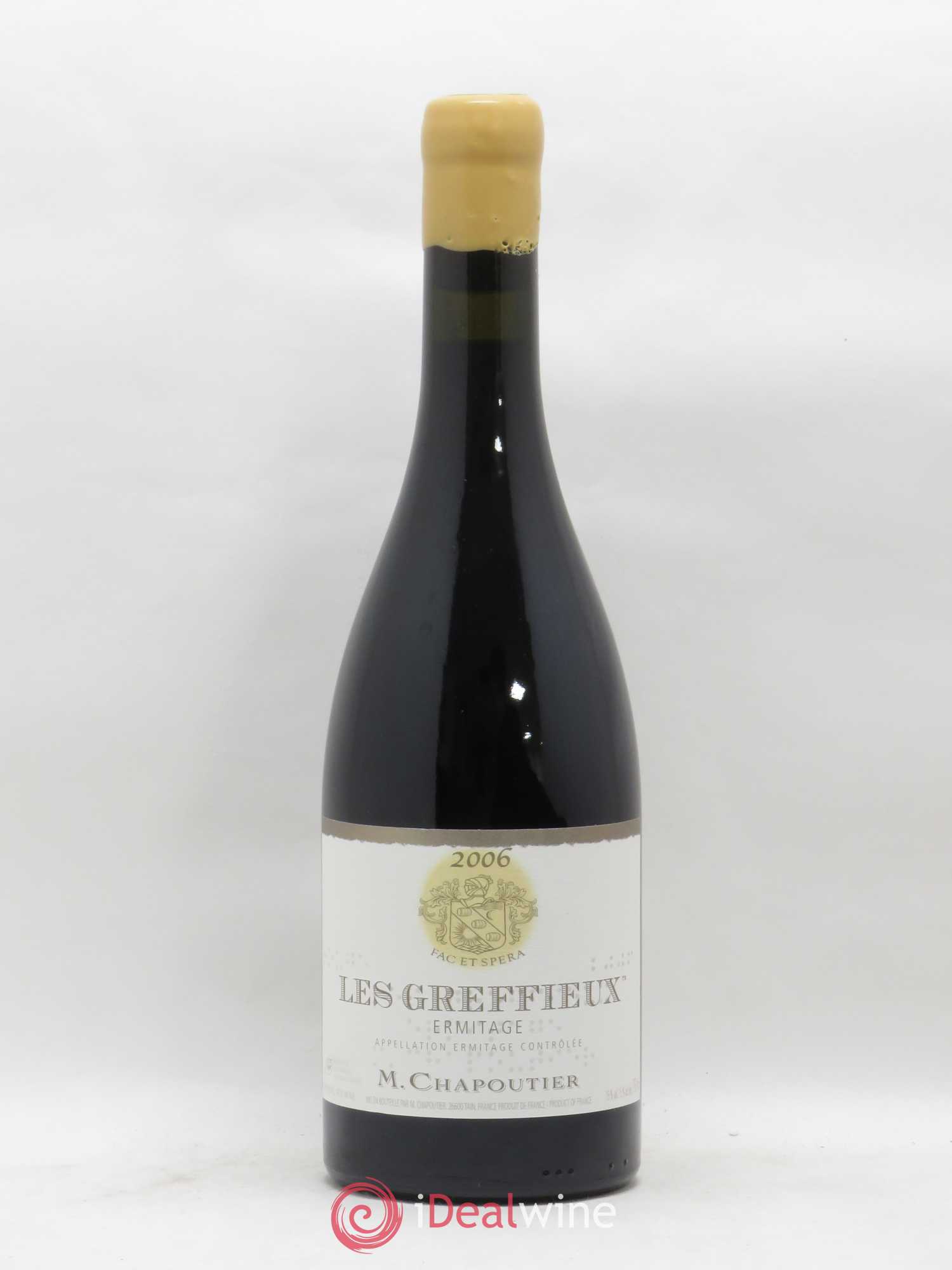 Hermitage Ermitage Les Greffieux Chapoutier (sans prix de réserve) 2006 - Lot de 1 bouteille - 0