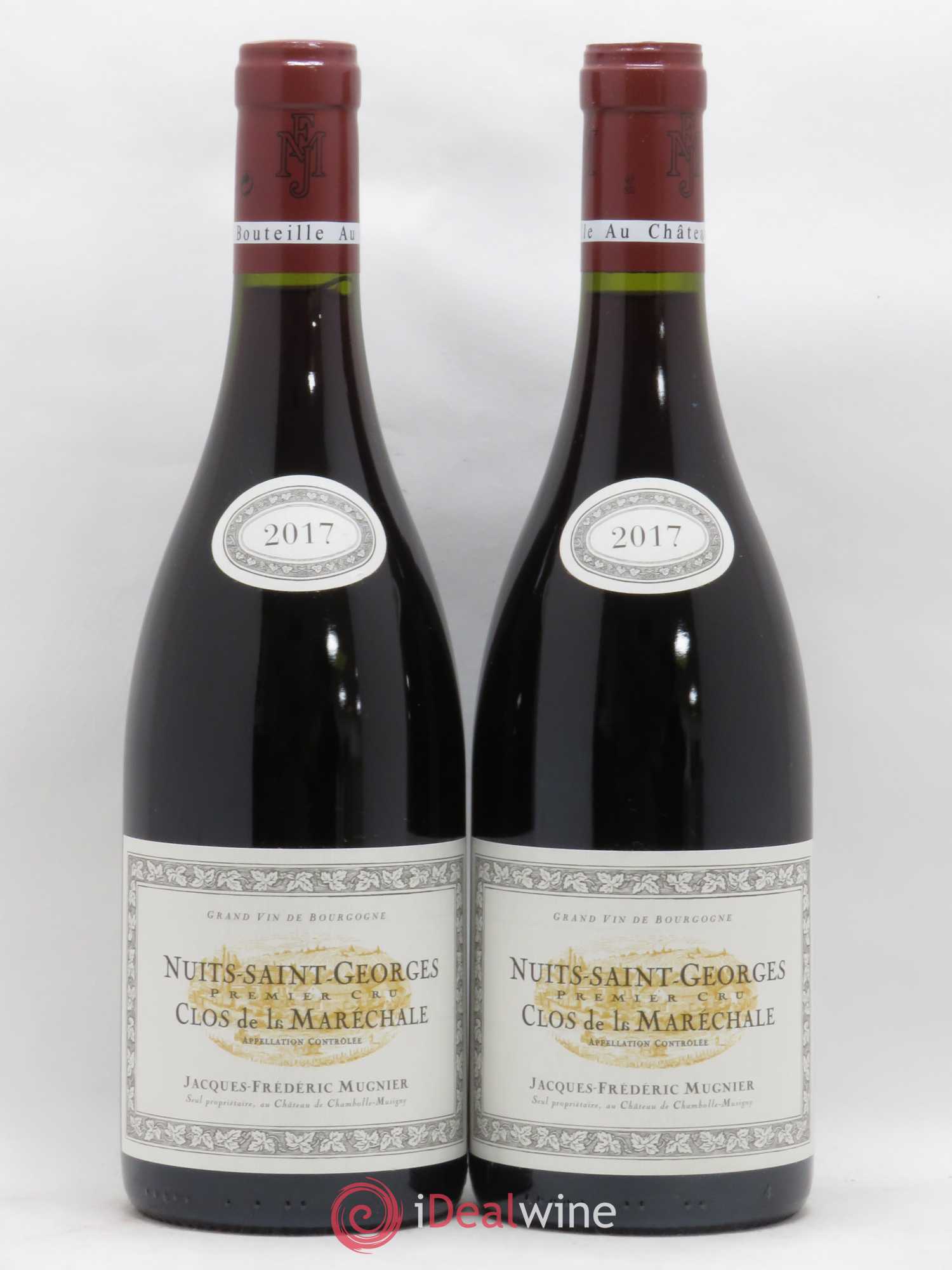 Nuits-Saint-Georges 1er Cru Clos de La Maréchale Jacques-Frédéric Mugnier (sans prix de réserve) 2017 - Lot de 2 bouteilles - 0