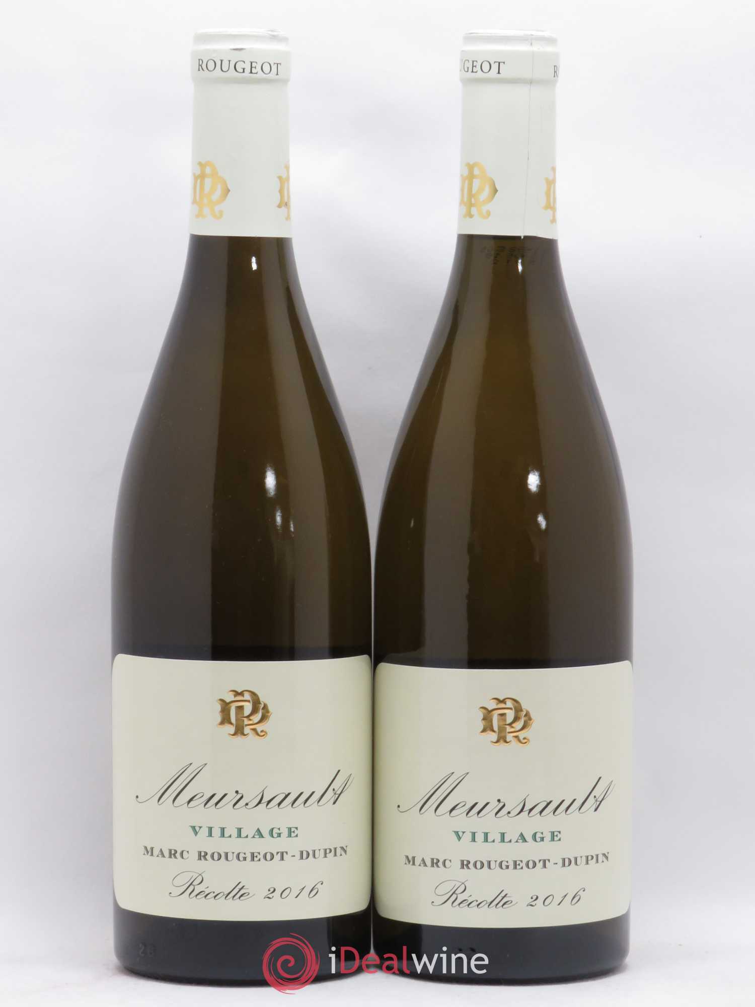 Meursault Marc Rougeot Dupin (sans prix de réserve) 2016 - Lot de 2 bouteilles - 0