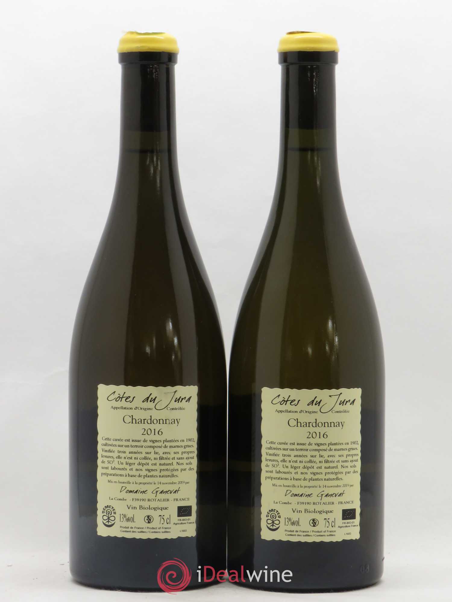 Côtes du Jura Les Chalasses Vieilles Vignes Jean-François Ganevat (Domaine) 2016 - Lot de 2 bouteilles - 1