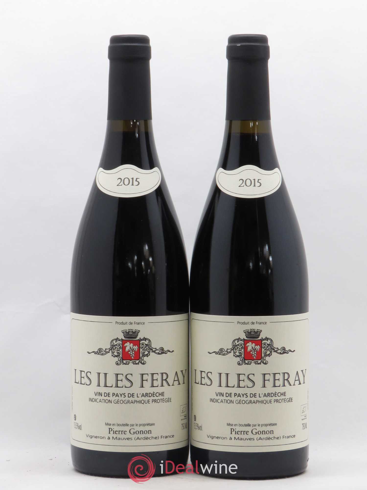 Ardèche Les Iles Feray Gonon (Domaine) 2015 - Lot de 2 bouteilles - 0