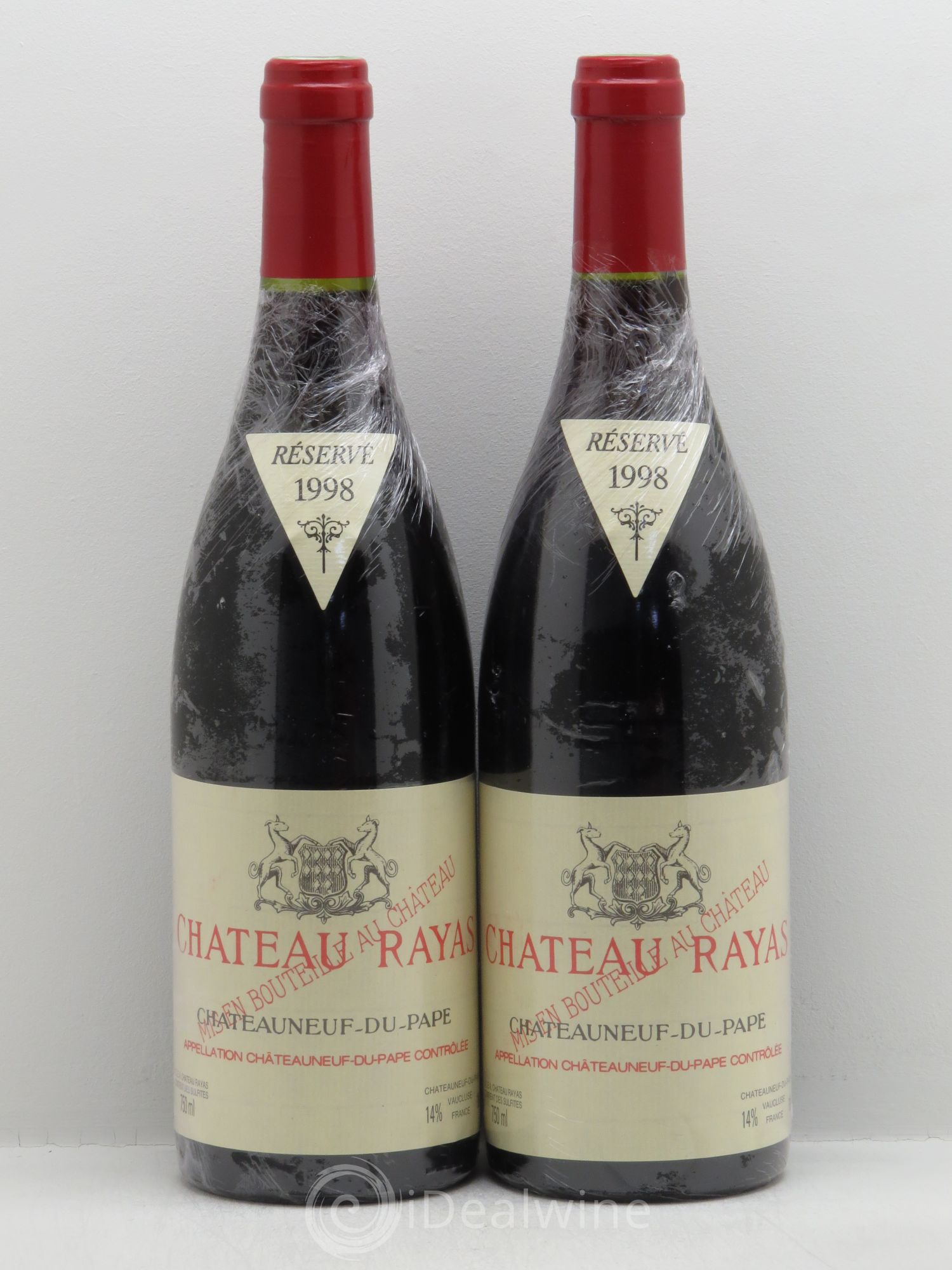 Châteauneuf-du-Pape Château Rayas Emmanuel Reynaud 1998 - Lot de 2 bouteilles - 0