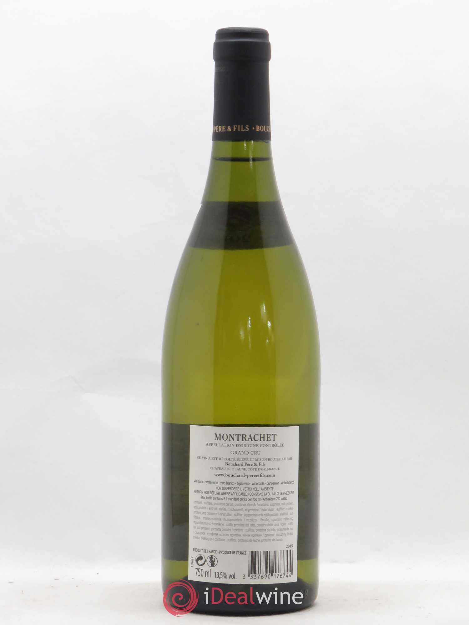 Montrachet Grand Cru Bouchard Père & Fils 2015 - Lot de 1 bouteille - 1