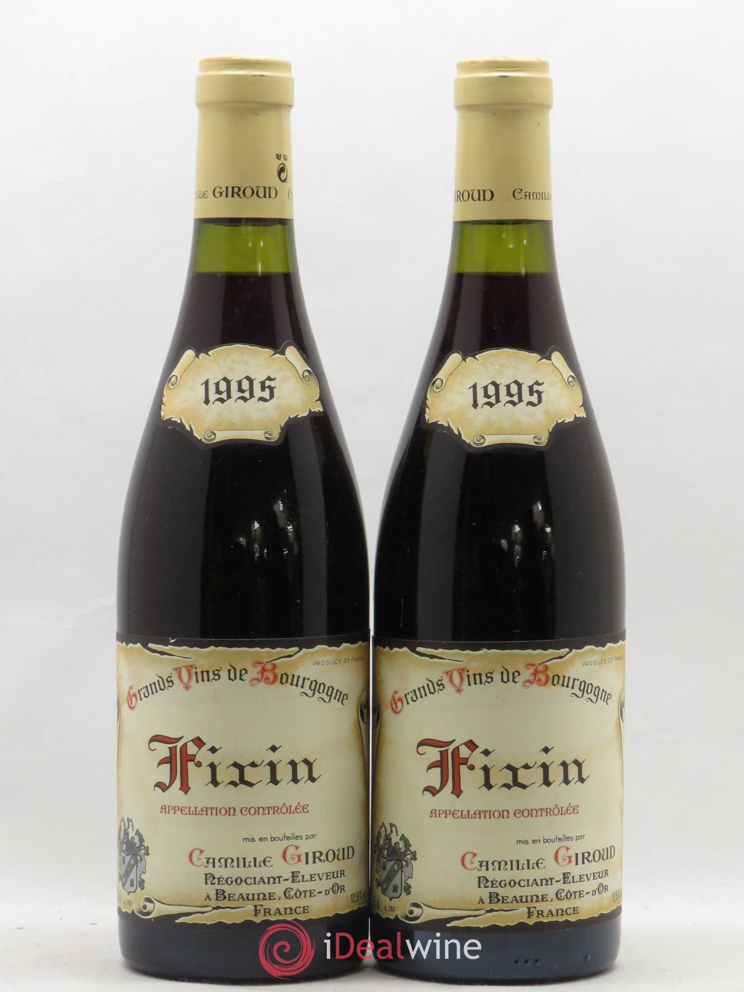 Fixin Camille Giroud (sans prix de réserve) 1995 - Posten von 2 Flaschen - 0