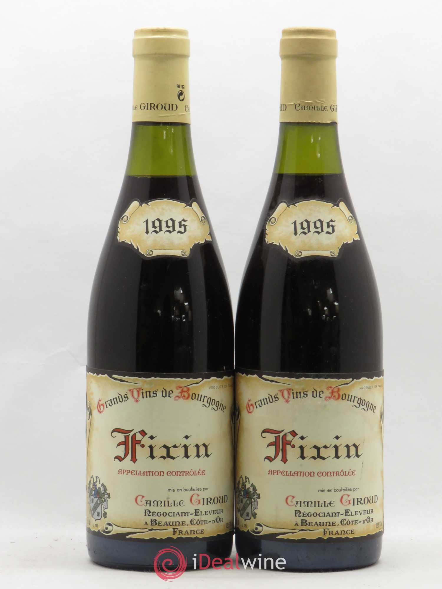 Fixin Camille Giroud 1995 - Lot de 2 bouteilles - 0