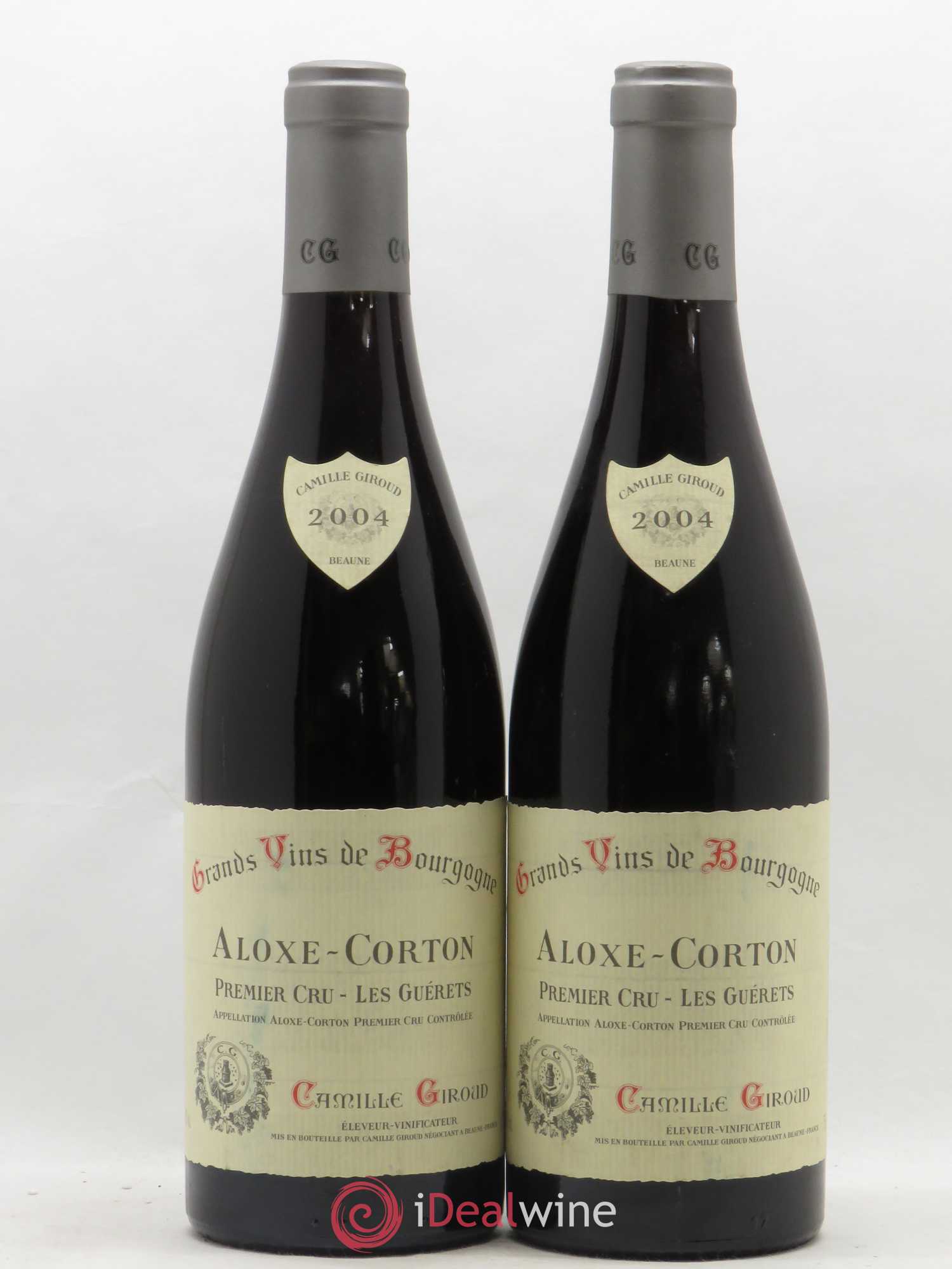 Aloxe-Corton 1er Cru Les Guerets Camille Giroud 2004 - Posten von 2 Flaschen - 0