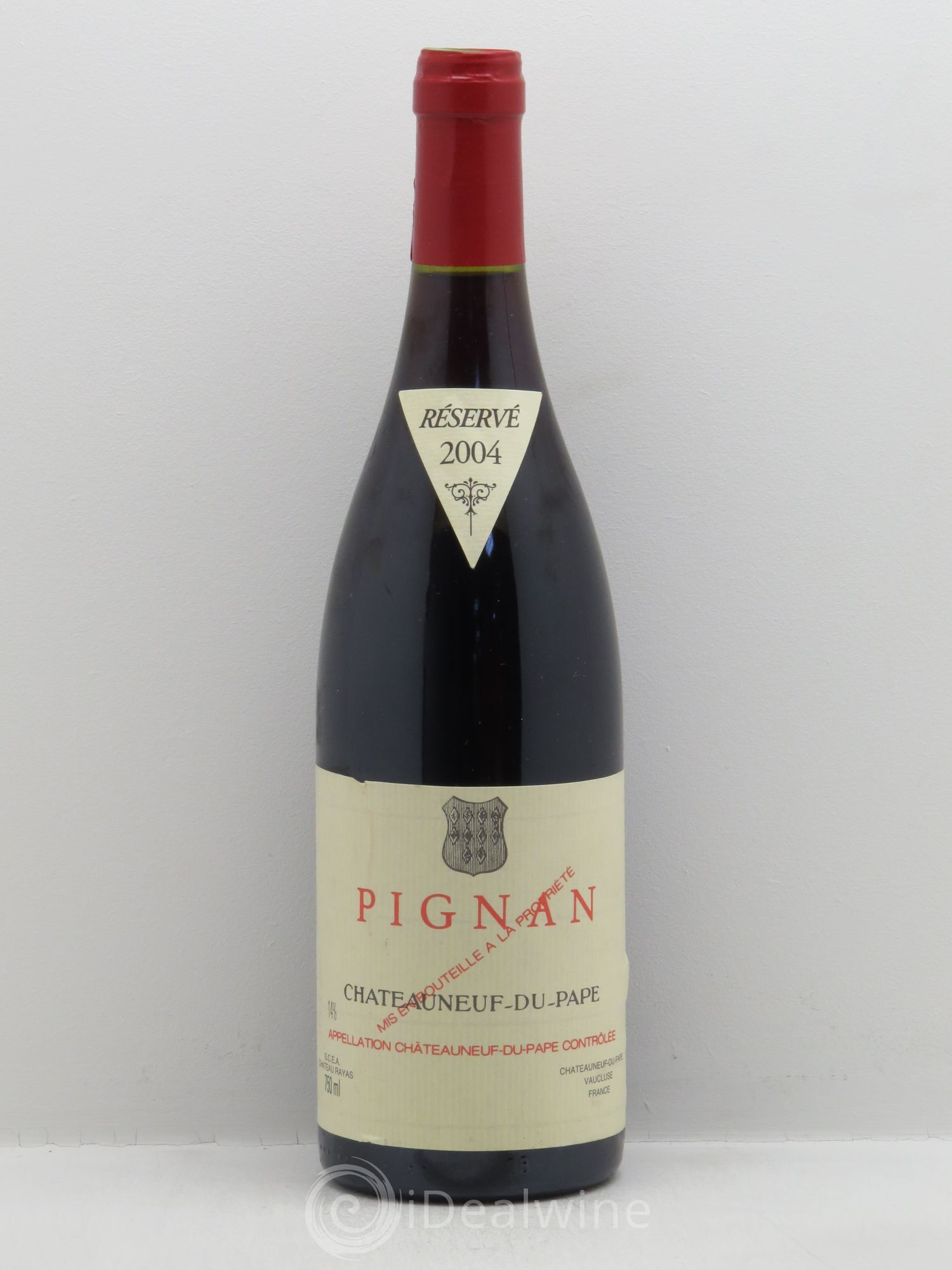 Châteauneuf-du-Pape Pignan Emmanuel Reynaud 2004 - Lot de 1 bouteille - 0