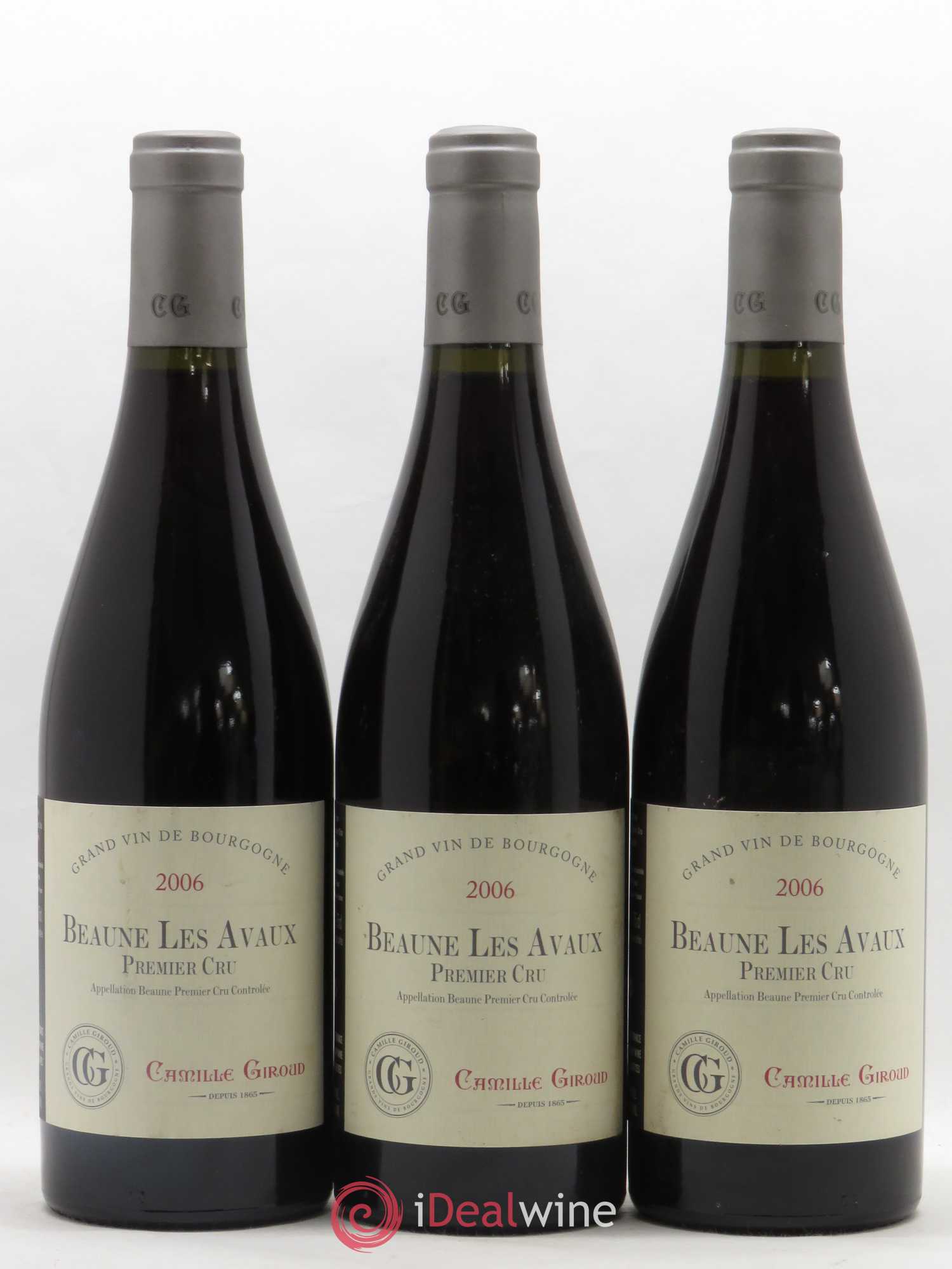Beaune 1er Cru Les Avaux Camille Giroud 2006 - Posten von 3 Flaschen - 0