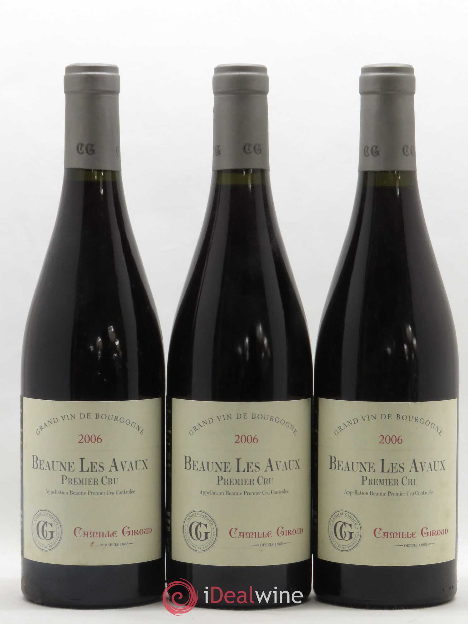 Beaune 1er Cru Les Avaux Camille Giroud 2006 - Posten von 3 Flaschen - 0