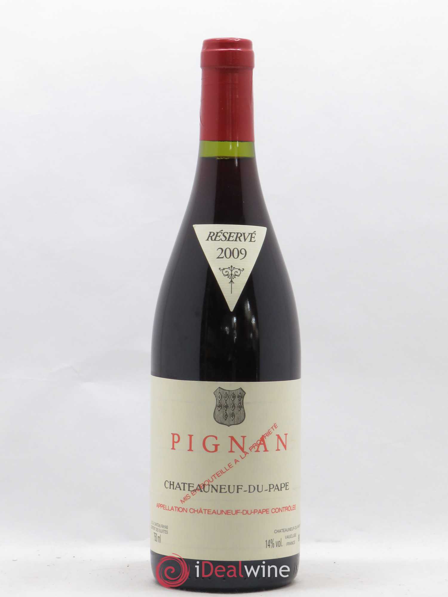 Châteauneuf-du-Pape Pignan Emmanuel Reynaud 2009 - Lot de 1 bouteille - 0