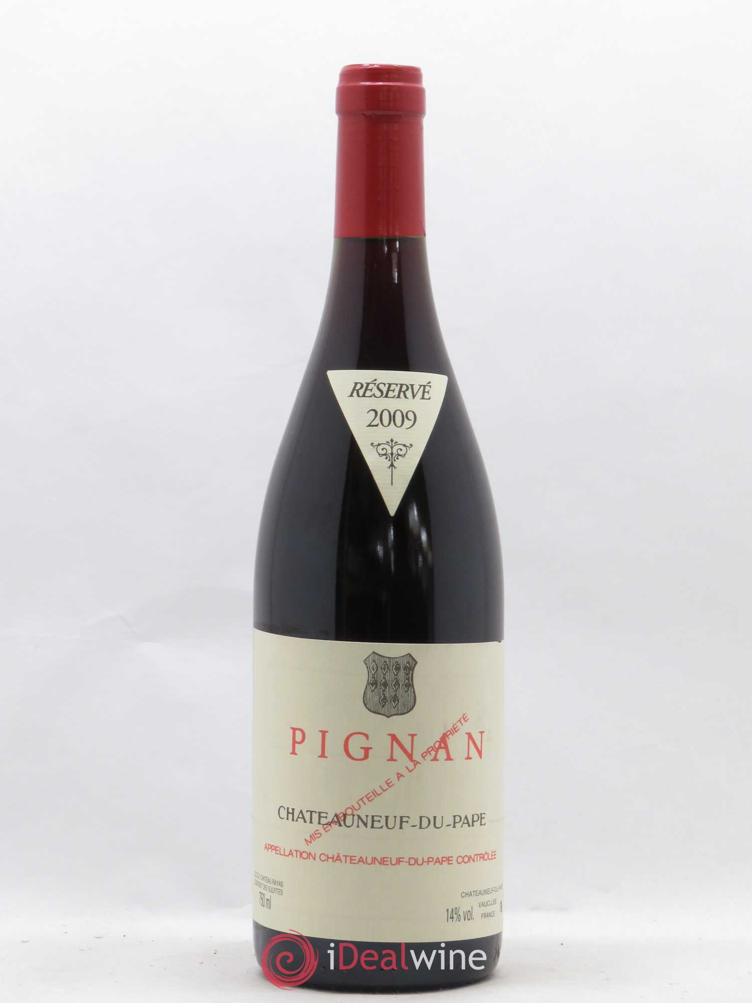 Châteauneuf-du-Pape Pignan Emmanuel Reynaud 2009 - Lot de 1 bouteille - 0