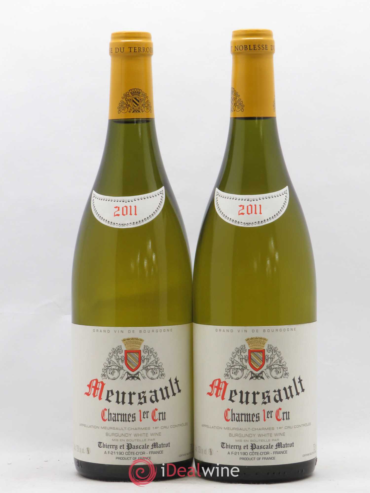 Meursault 1er Cru Charmes Matrot (Domaine) 2011 - Lot de 2 bouteilles - 0