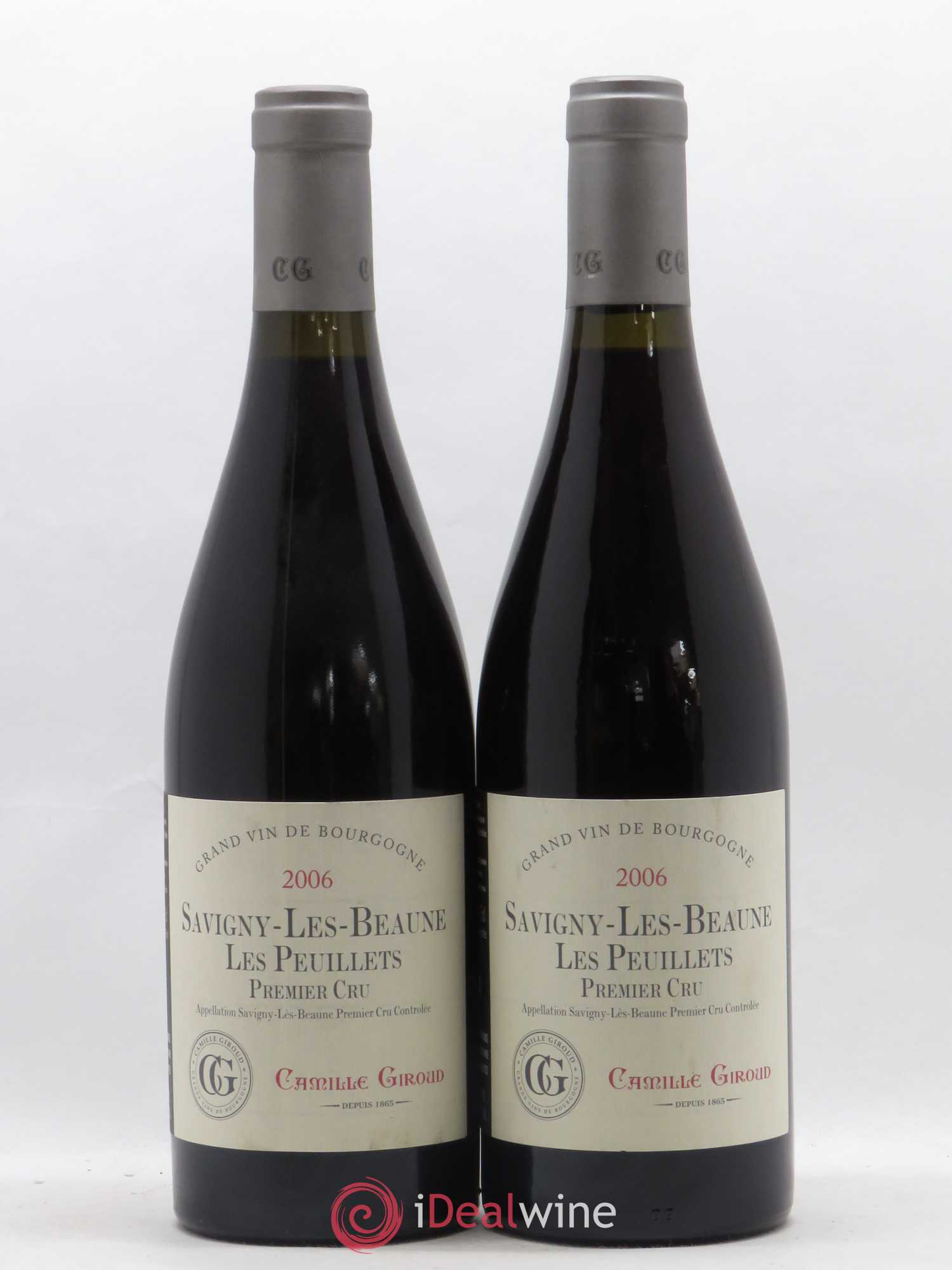 Savigny-lès-Beaune 1er Cru Peuillets Camille Giroud 2006 - Posten von 2 Flaschen - 0