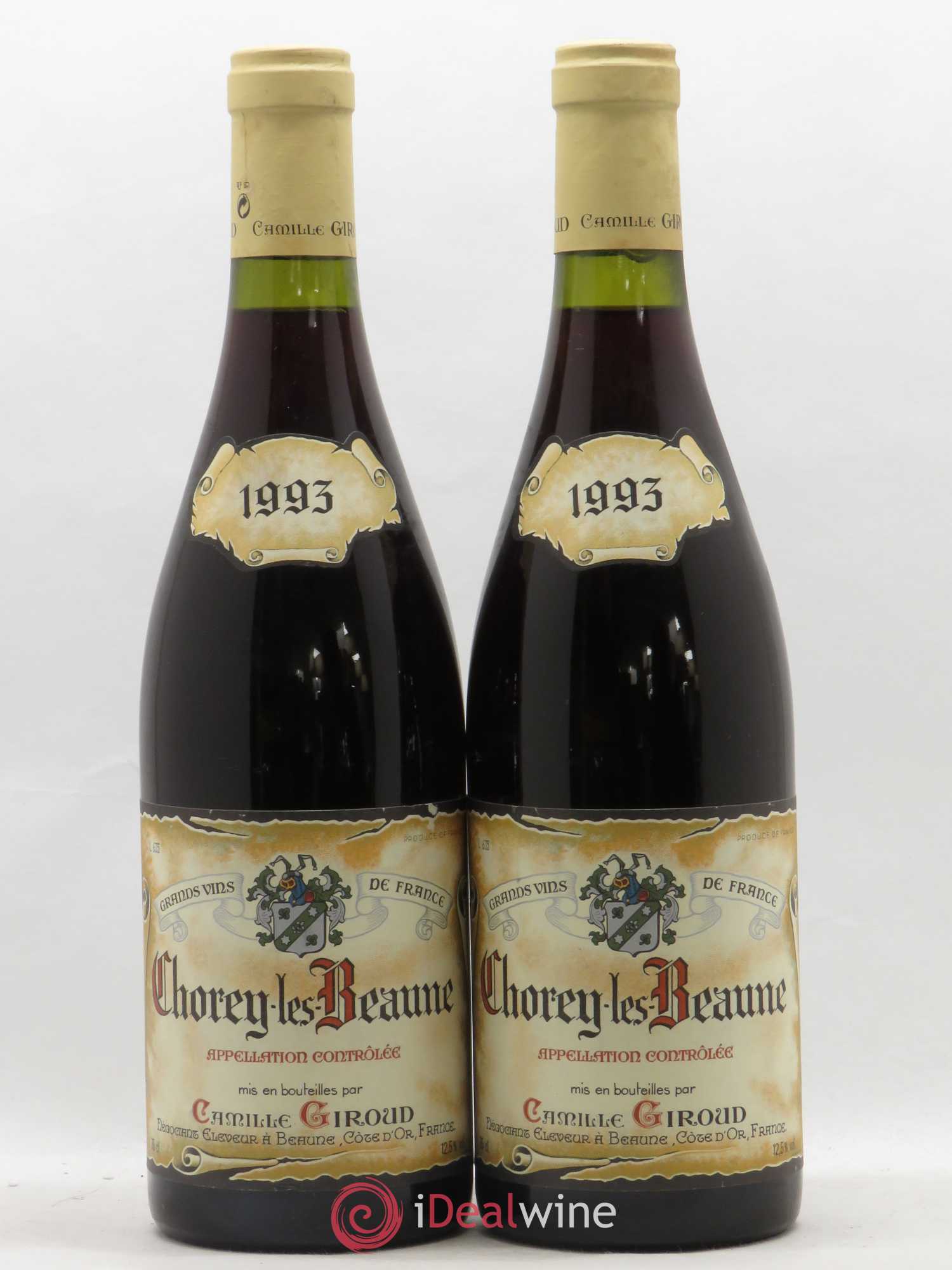 Chorey-lès-Beaune Camille Giroud 1993 - Lot de 2 bouteilles - 0