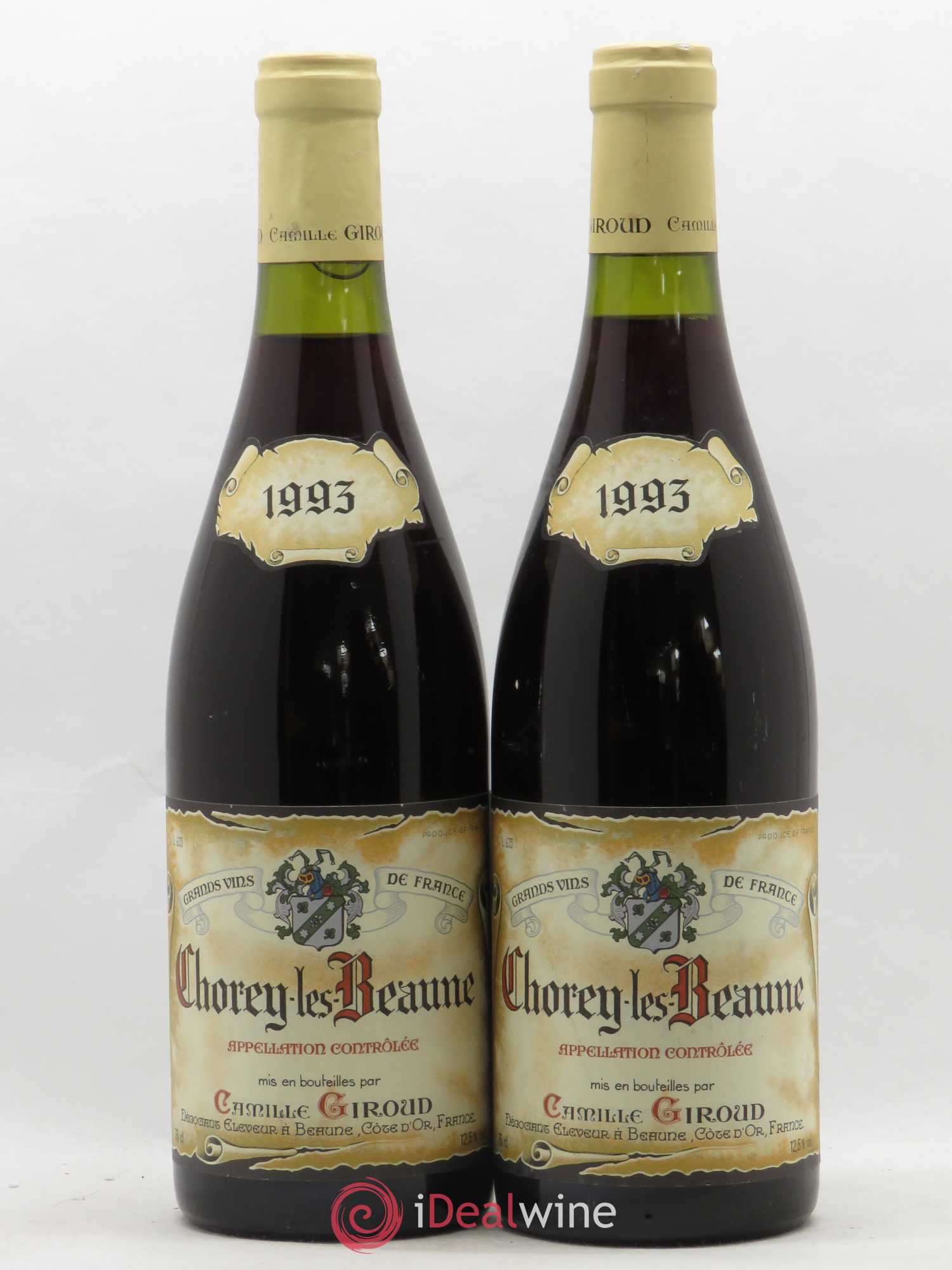 Chorey-lès-Beaune Camille Giroud 1993 - Lot de 2 bouteilles - 0