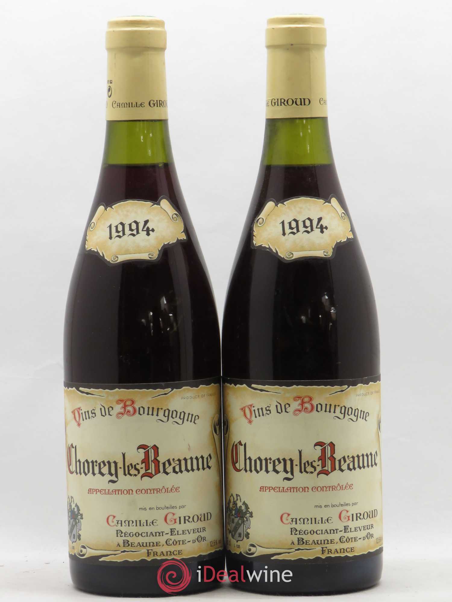Chorey-lès-Beaune Camille Giroud 1994 - Lot de 2 bouteilles - 0