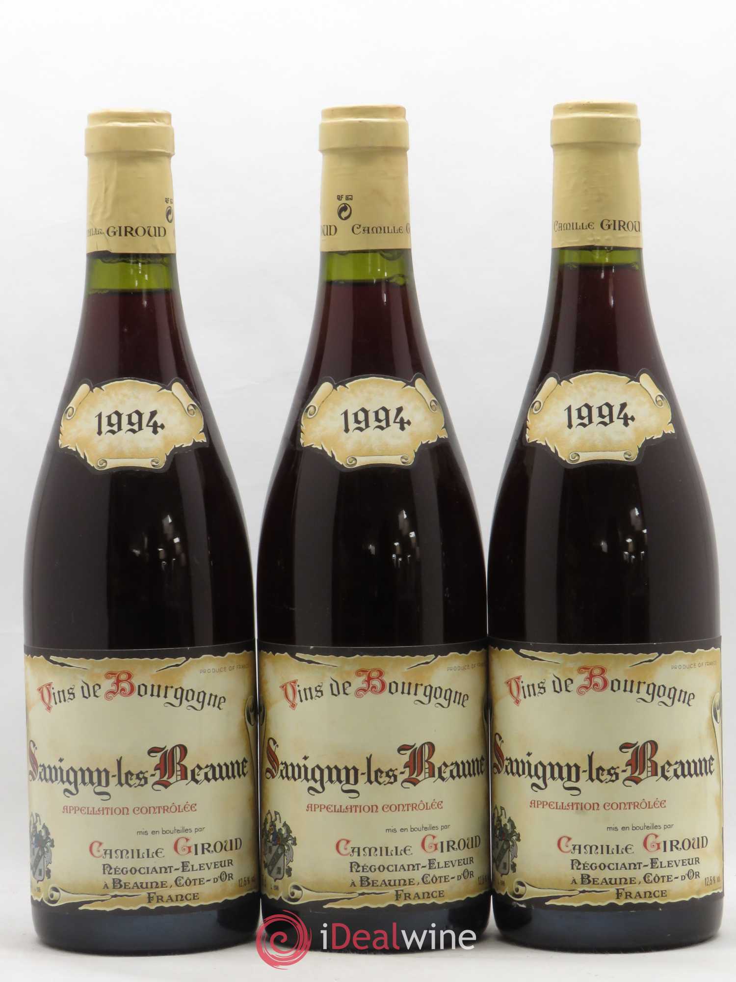 Savigny-lès-Beaune Camille Giroud (sans prix de réserve) 1994 - Posten von 3 Flaschen - 0