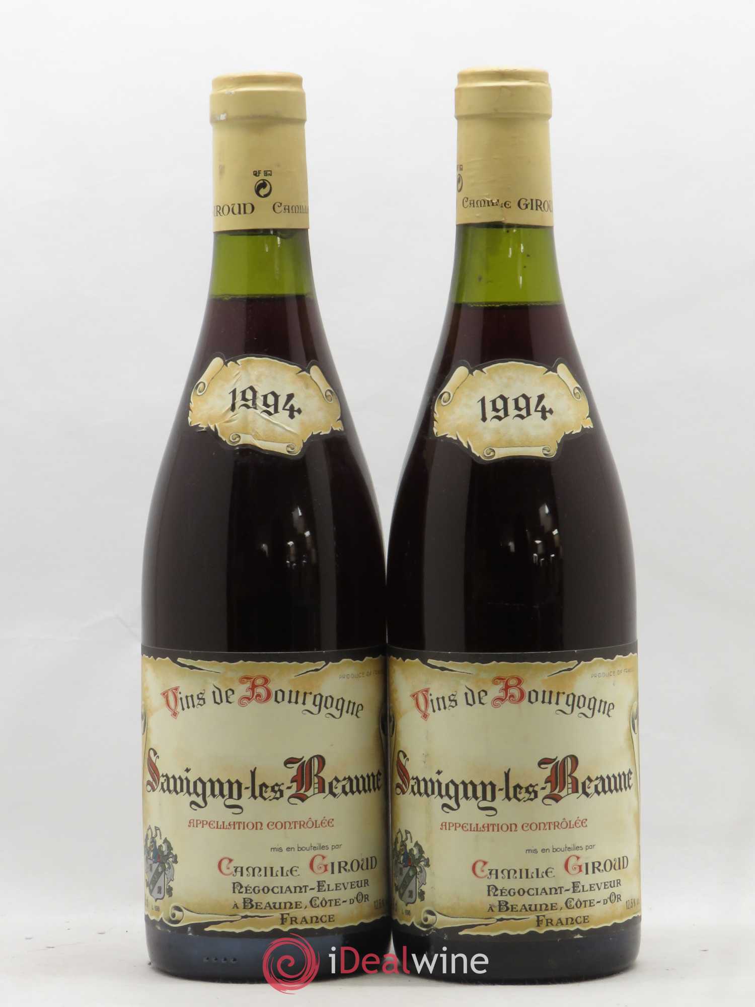 Savigny-lès-Beaune Camille Giroud 1994 - Lot de 2 bouteilles - 0