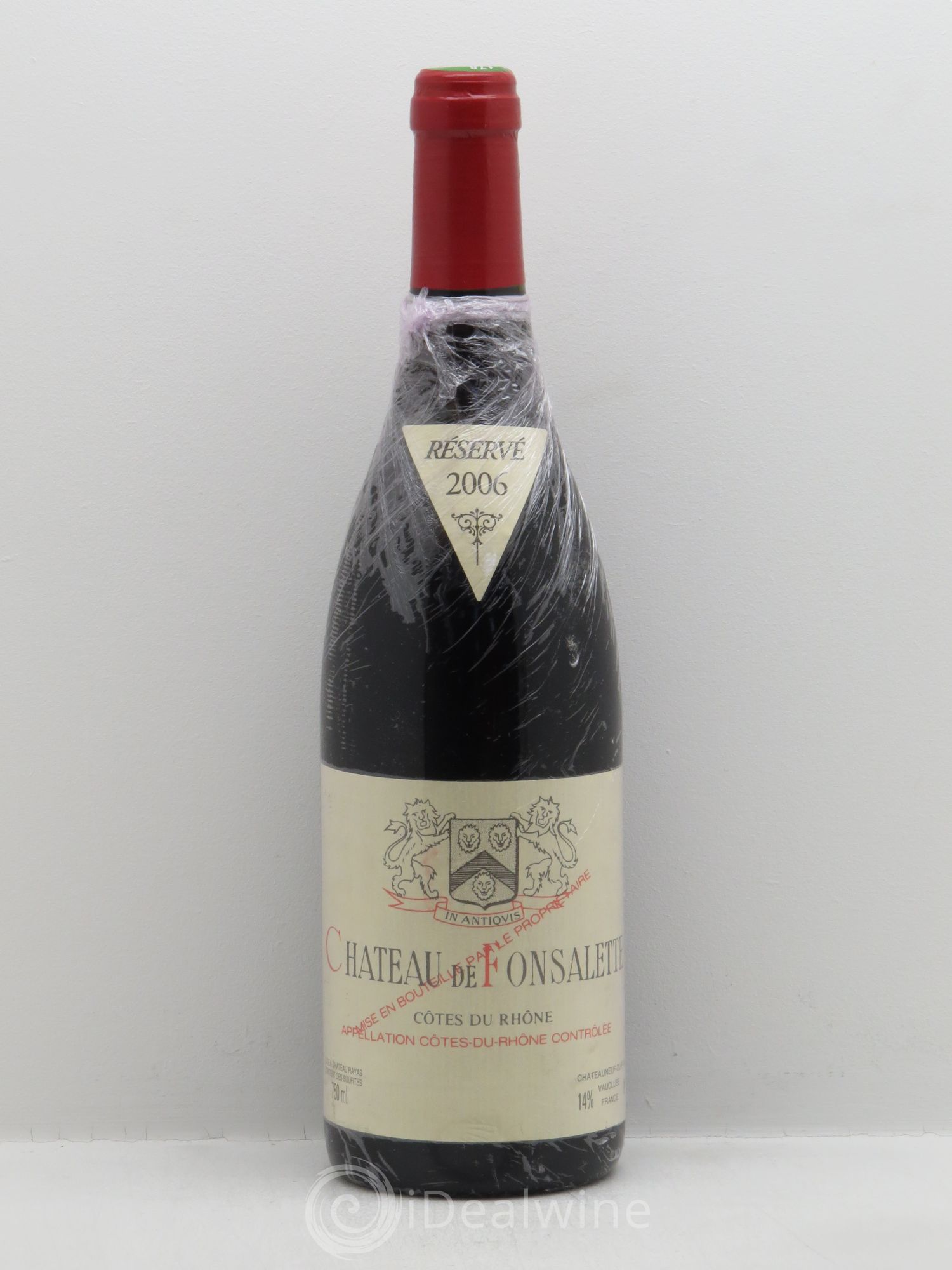 Côtes-du-Rhône Château de Fonsalette Emmanuel Reynaud 2006 - Lot de 1 bouteille - 0