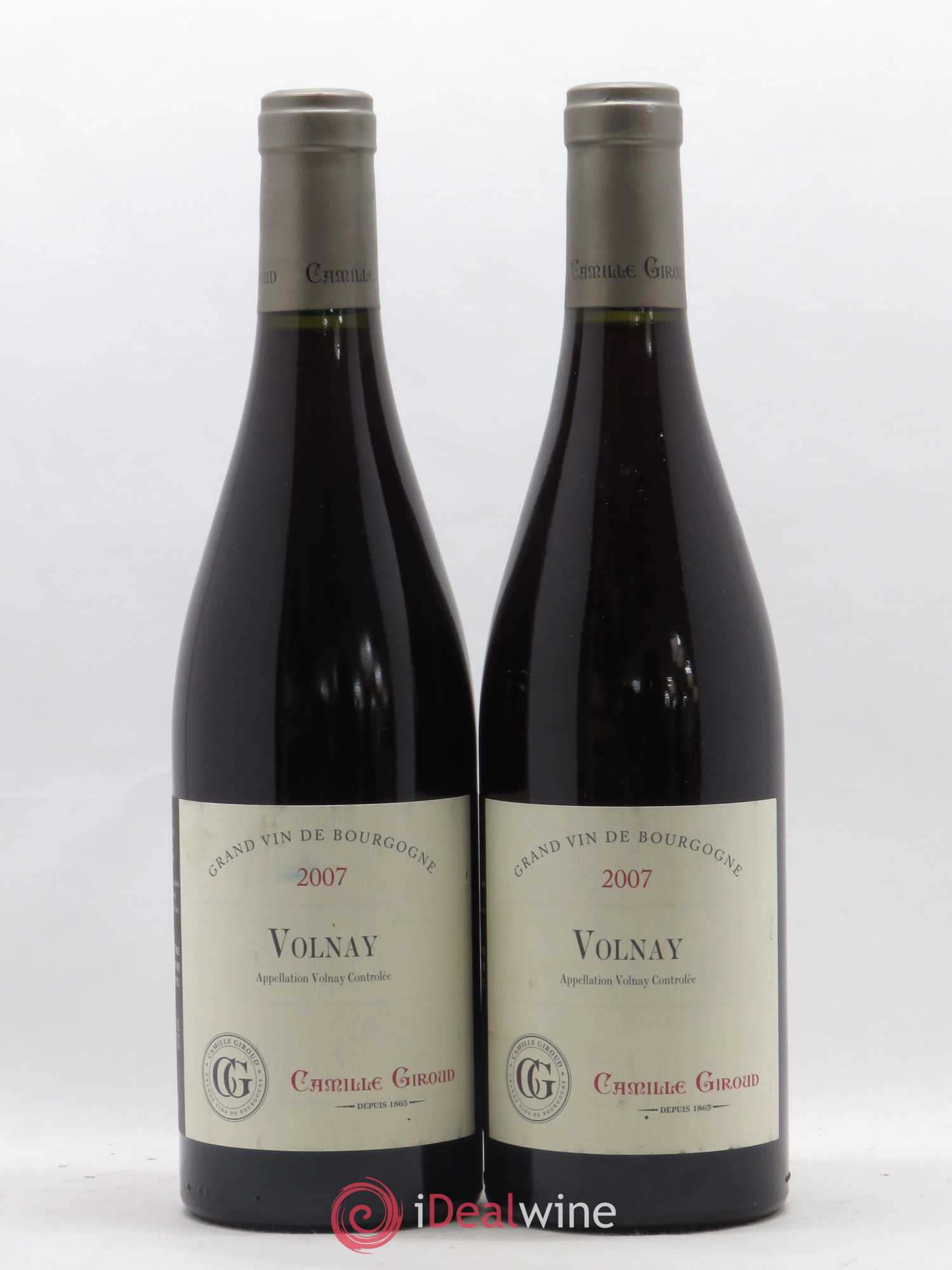 Volnay Camille Giroud (Domaine) 2007 - Lot de 2 bouteilles - 0