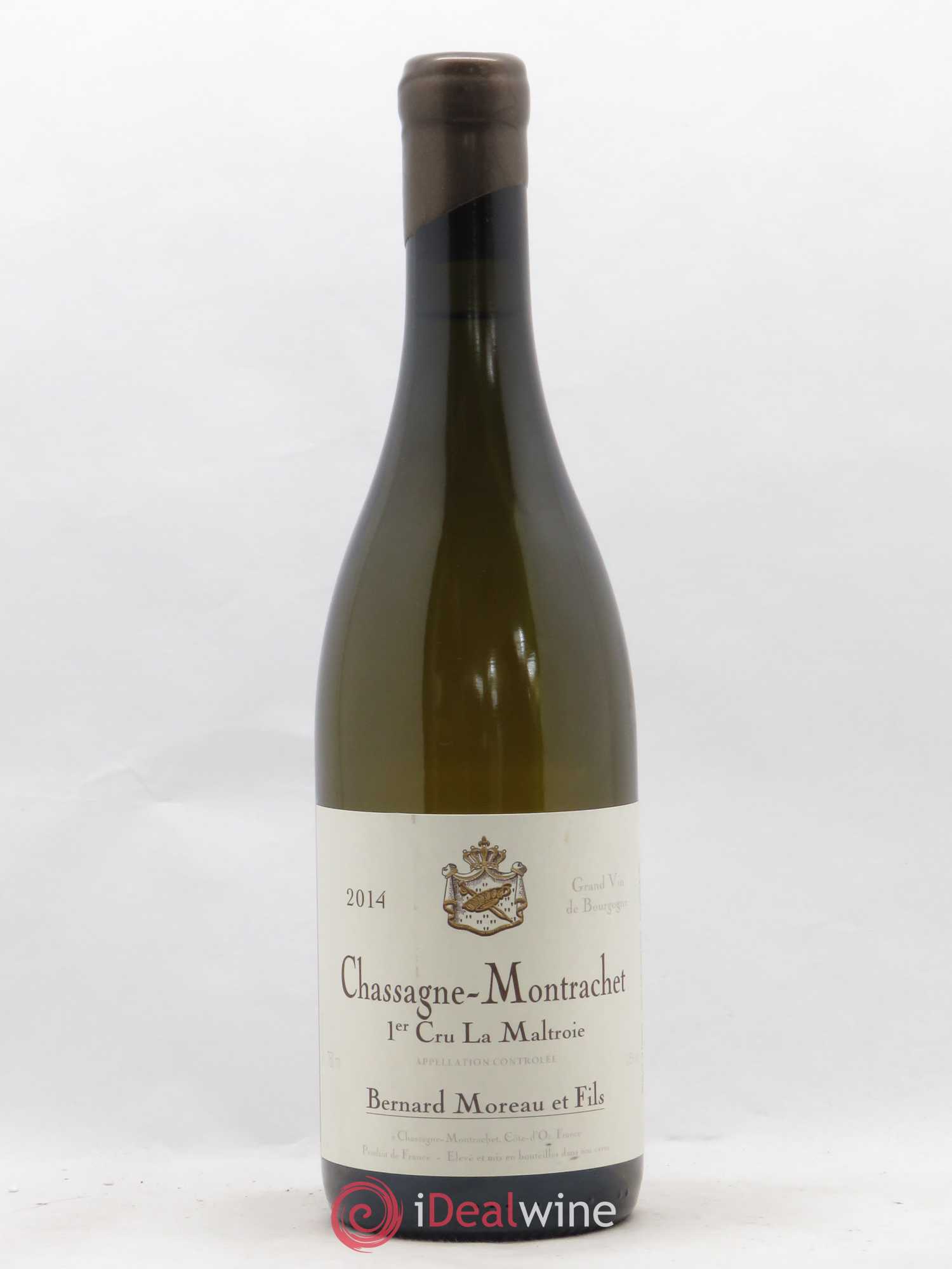 Chassagne-Montrachet 1er Cru La Maltroie Bernard Moreau et Fils (Domaine) 2014 - Lot de 1 bouteille - 0
