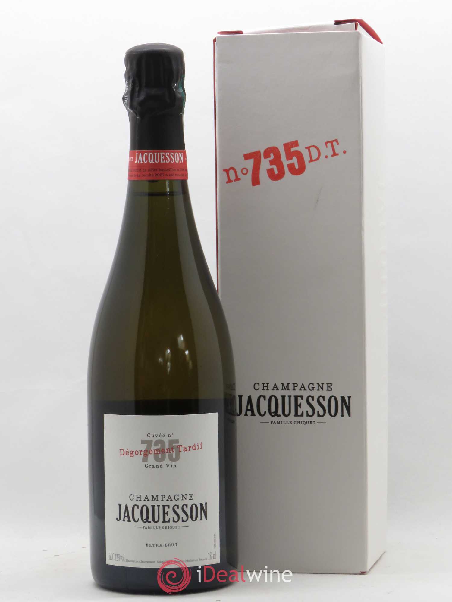 Cuvée 735 DT (Dégorgement Tardif) Extra-Brut Jacquesson (sans prix de réserve) - Lot de 1 bouteille - 1