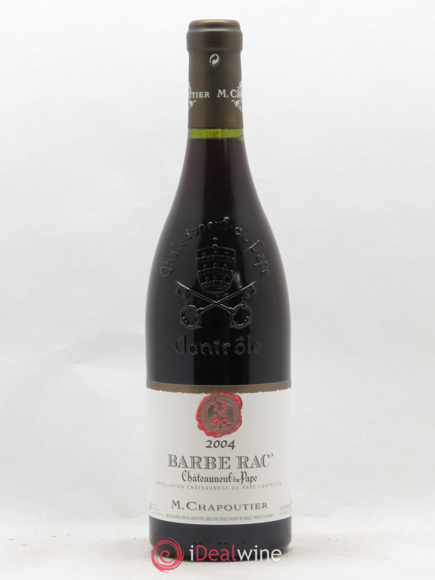 Châteauneuf-du-Pape Barbe Rac Chapoutier (sans prix de réserve) 2004 - Lot de 1 bouteille - 0