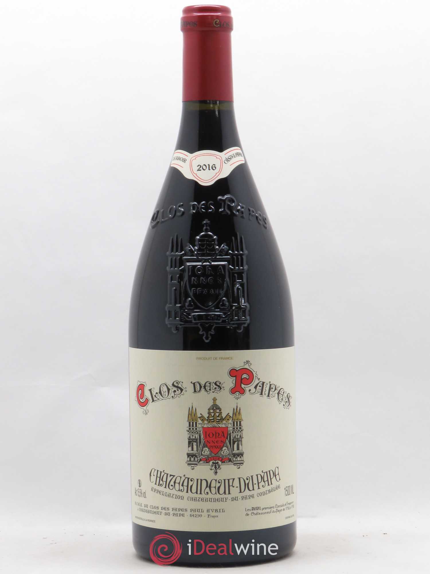 Châteauneuf-du-Pape Clos des Papes - Paul Avril 2016 - Lot de 1 magnum - 0