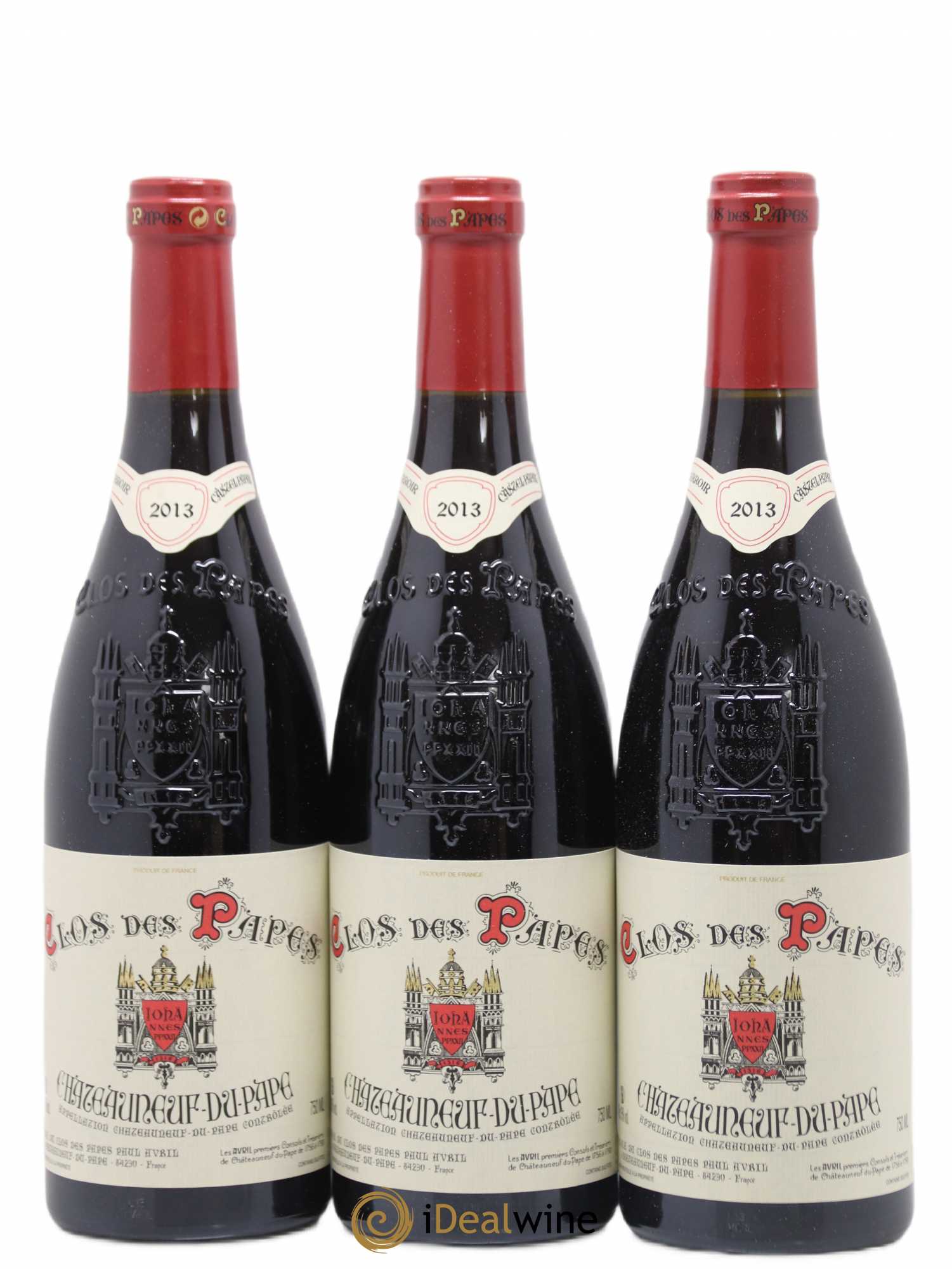 Châteauneuf-du-Pape Clos des Papes - Paul Avril 2013 - Lot de 6 bouteilles - 1