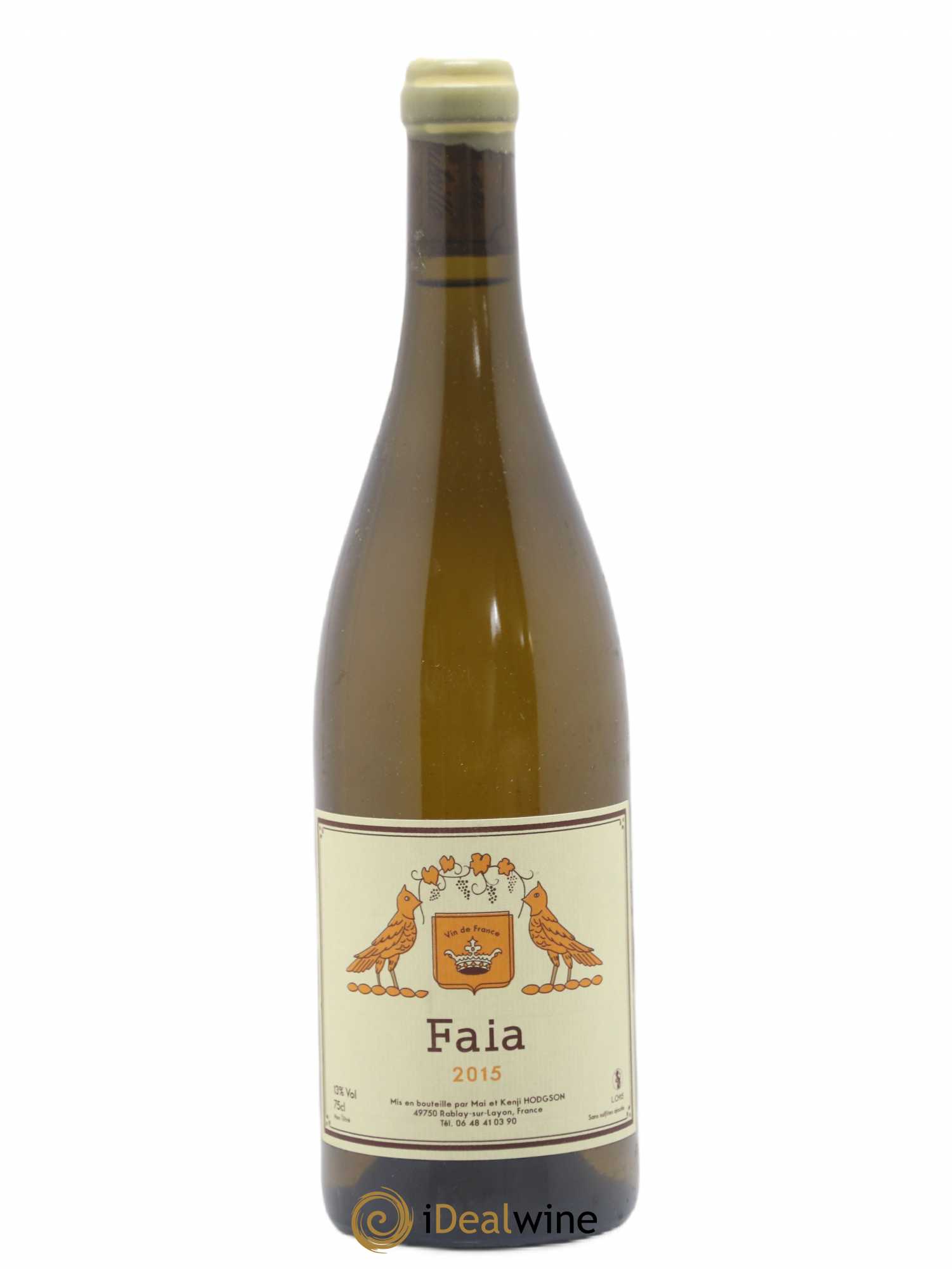 Vin de France Faia Mai & Kenji Hodgson 2015 - Lot de 1 bouteille - 0