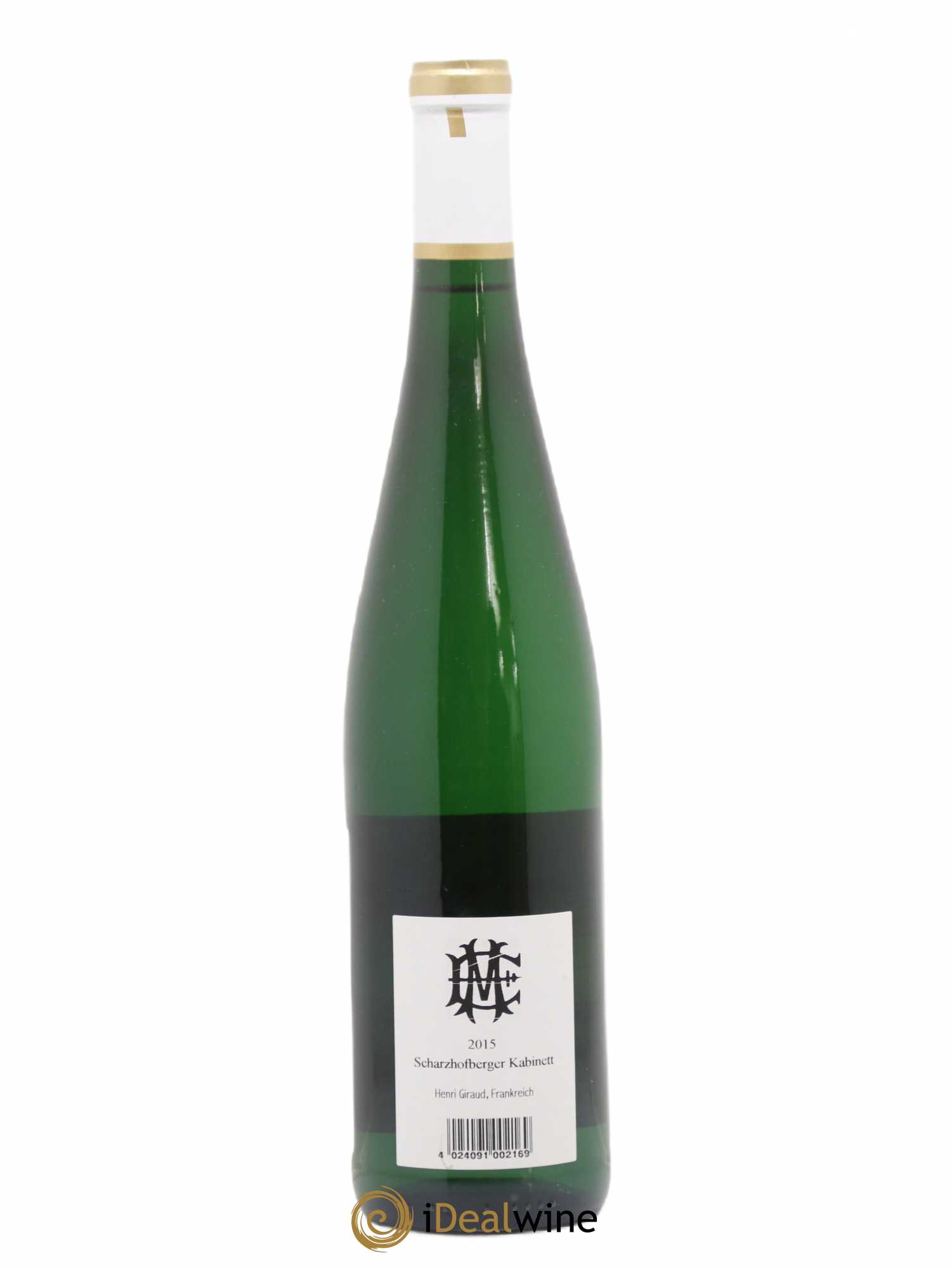 Riesling Scharzhofberger Kabinett Egon Muller 2015 - Lot de 1 bouteille - 1