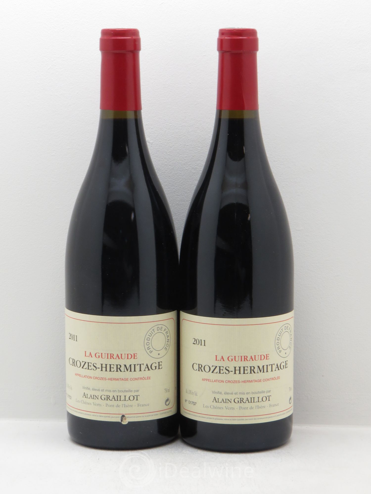 Crozes-Hermitage La Guiraude Domaine Graillot 2011 - Lot de 2 bouteilles - 0
