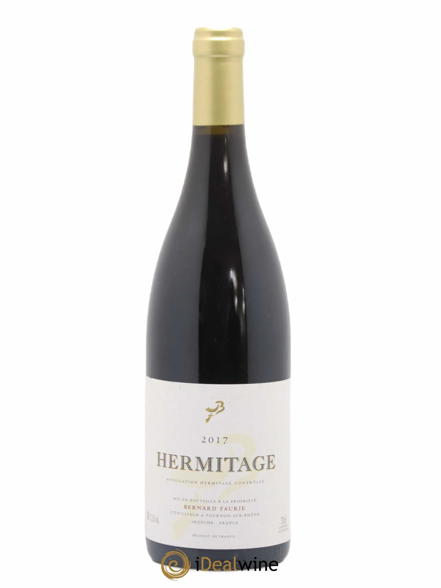 Hermitage Bessards Méal (capsule dorée) Bernard Faurie 2017 - Lot de 1 bouteille - 0