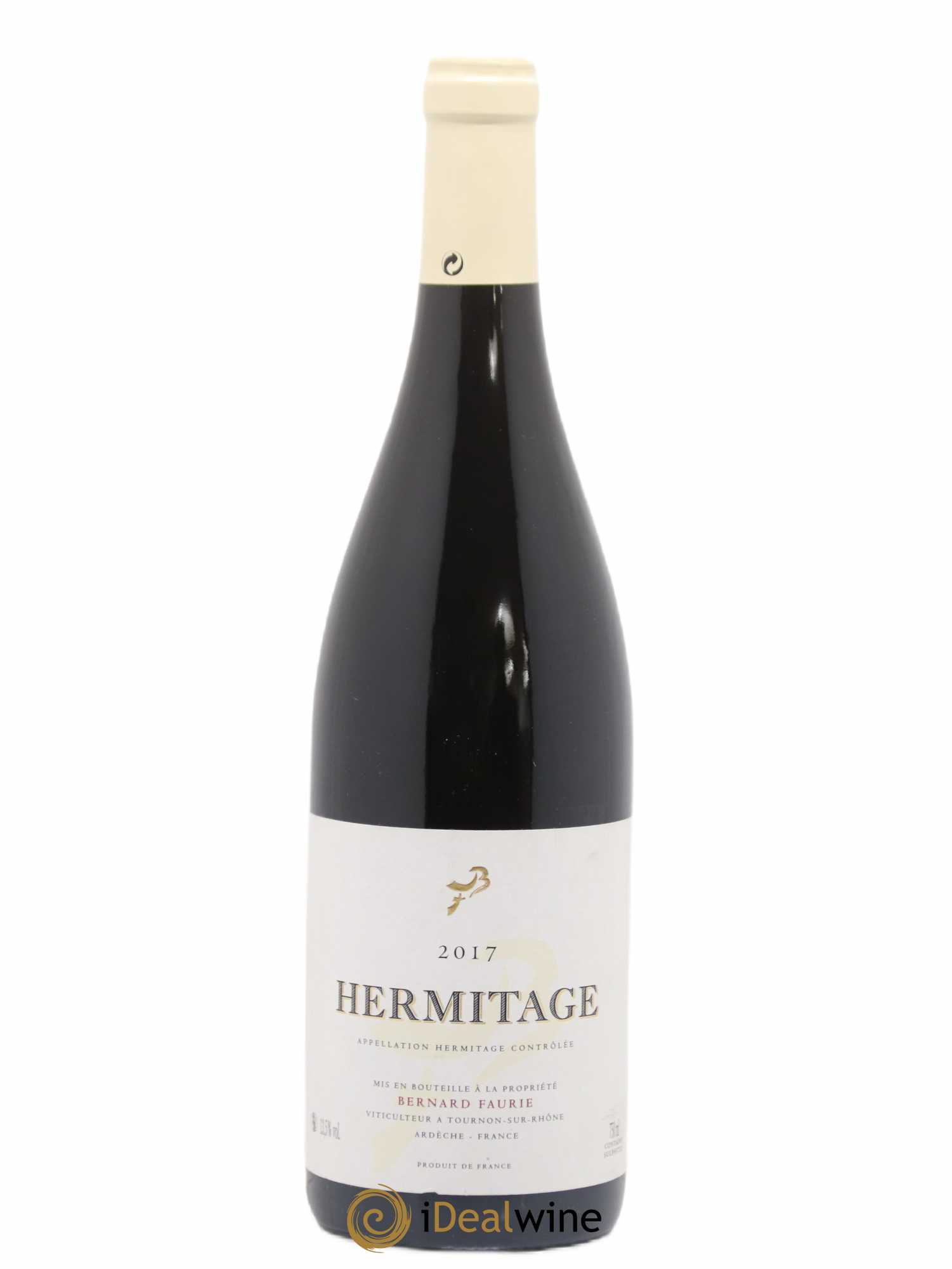 Hermitage Greffieux Bessards (capsule blanche) Bernard Faurie 2017 - Lot de 1 bouteille - 0