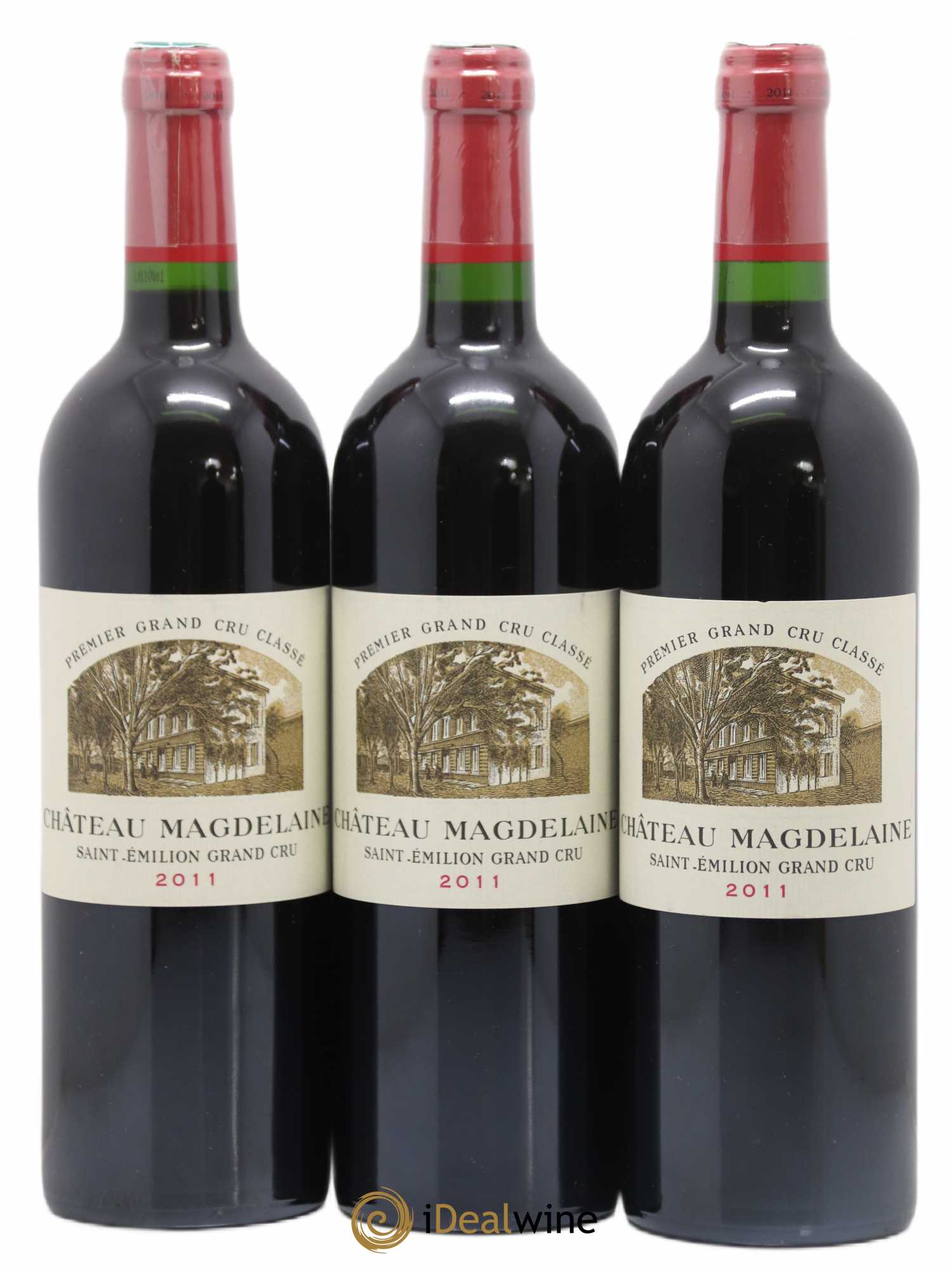 Château Magdelaine 2011 - Lot de 3 bouteilles - 0