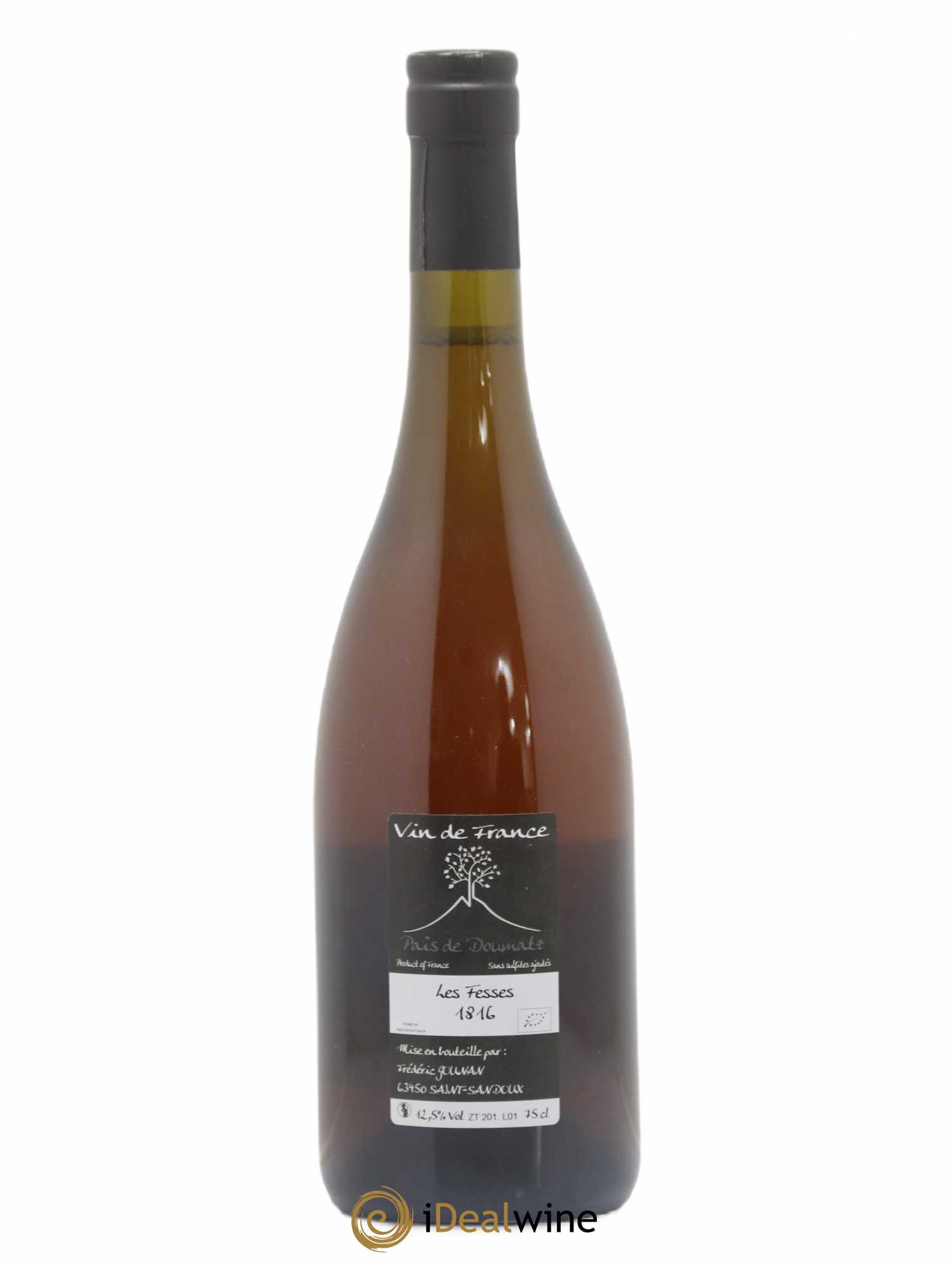 Vin de France Les Fesses Vignoble de l'Arbre Blanc 2016 - Posten von 1 Flasche - 1