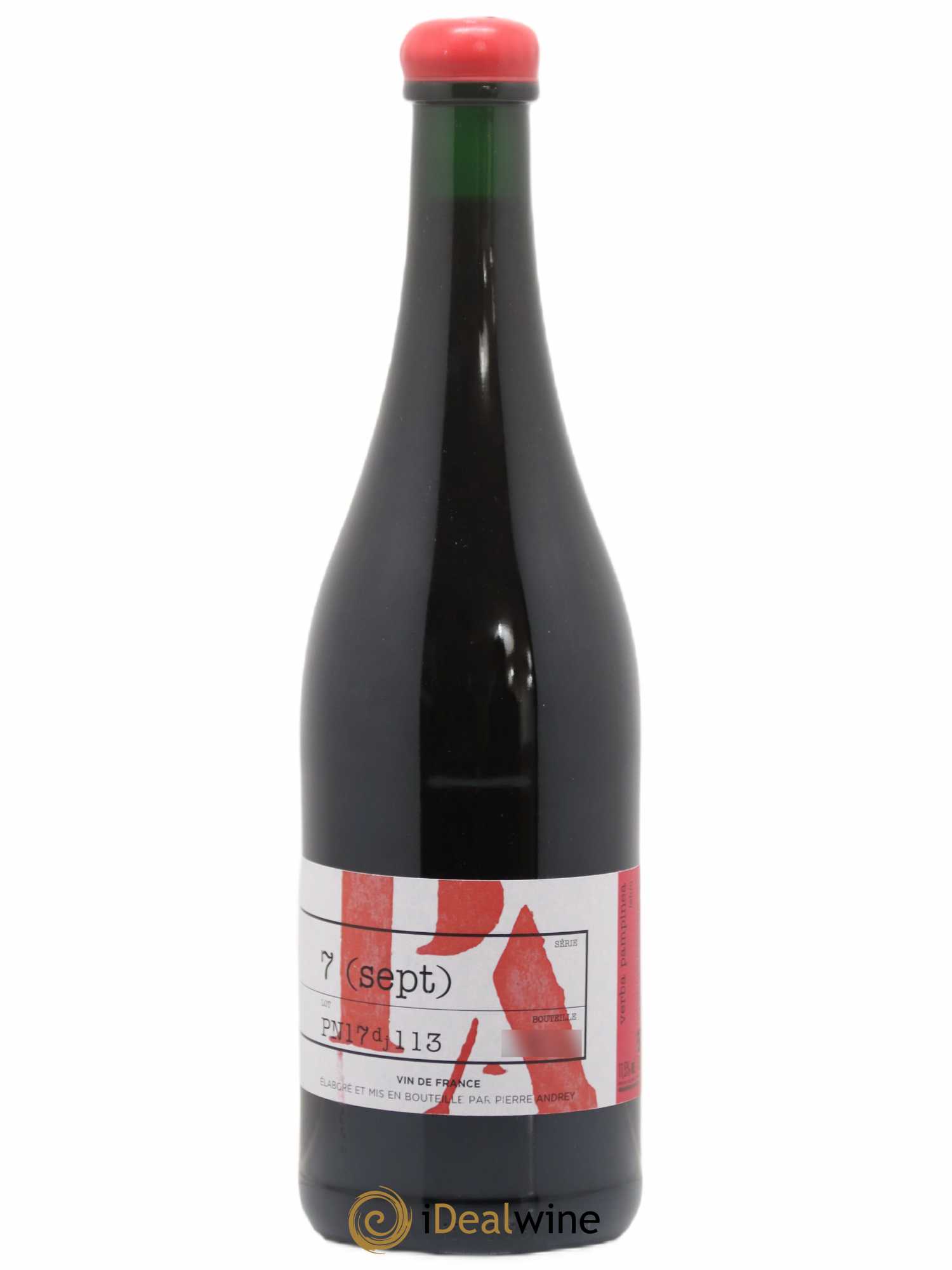 Vin de France Verba Papinea PN17 DJ113 Pierre Andrey 2017 - Posten von 1 Flasche - 0