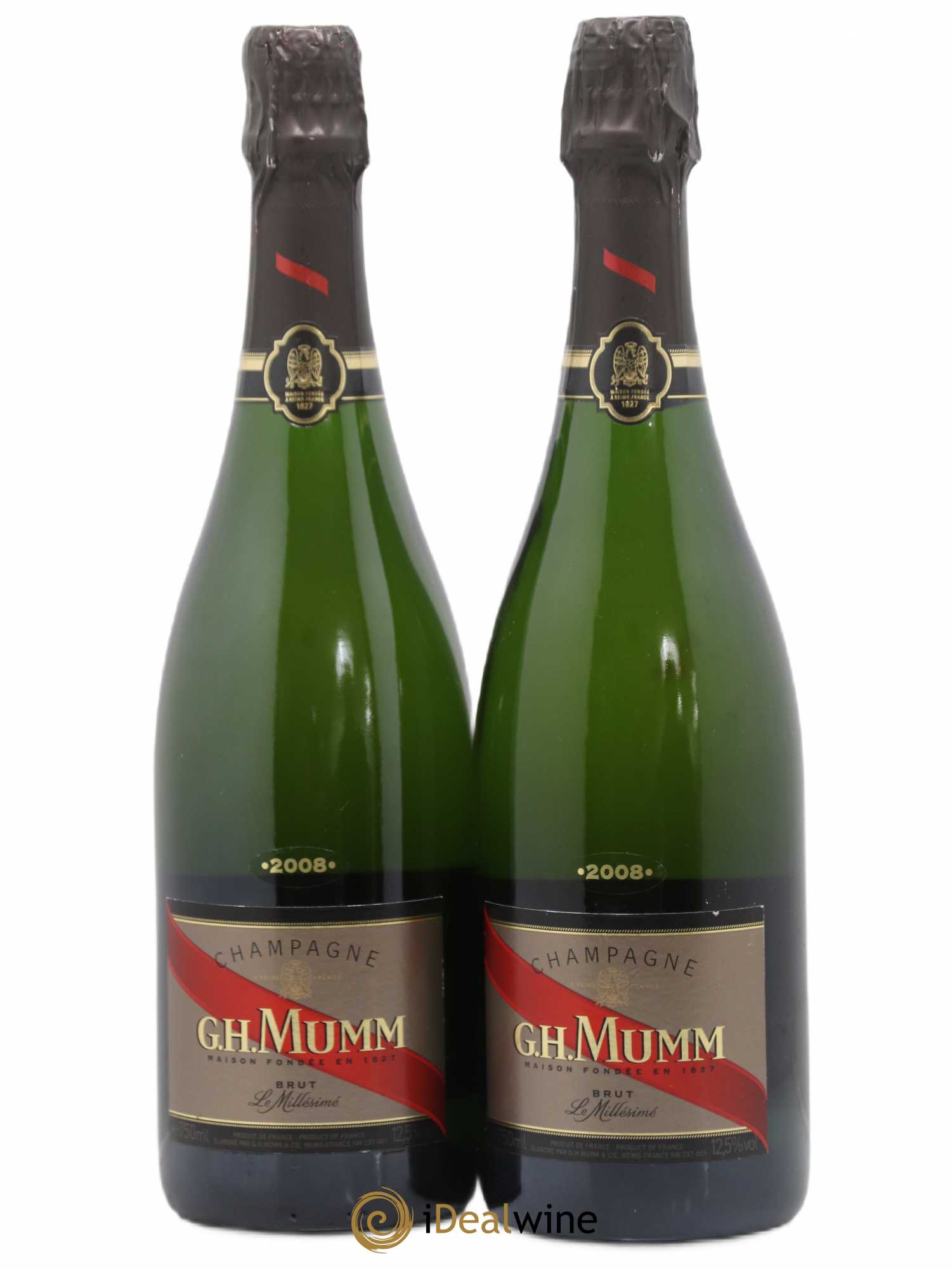 Cordon Rouge Mumm 2008 - Posten von 2 Flaschen - 0