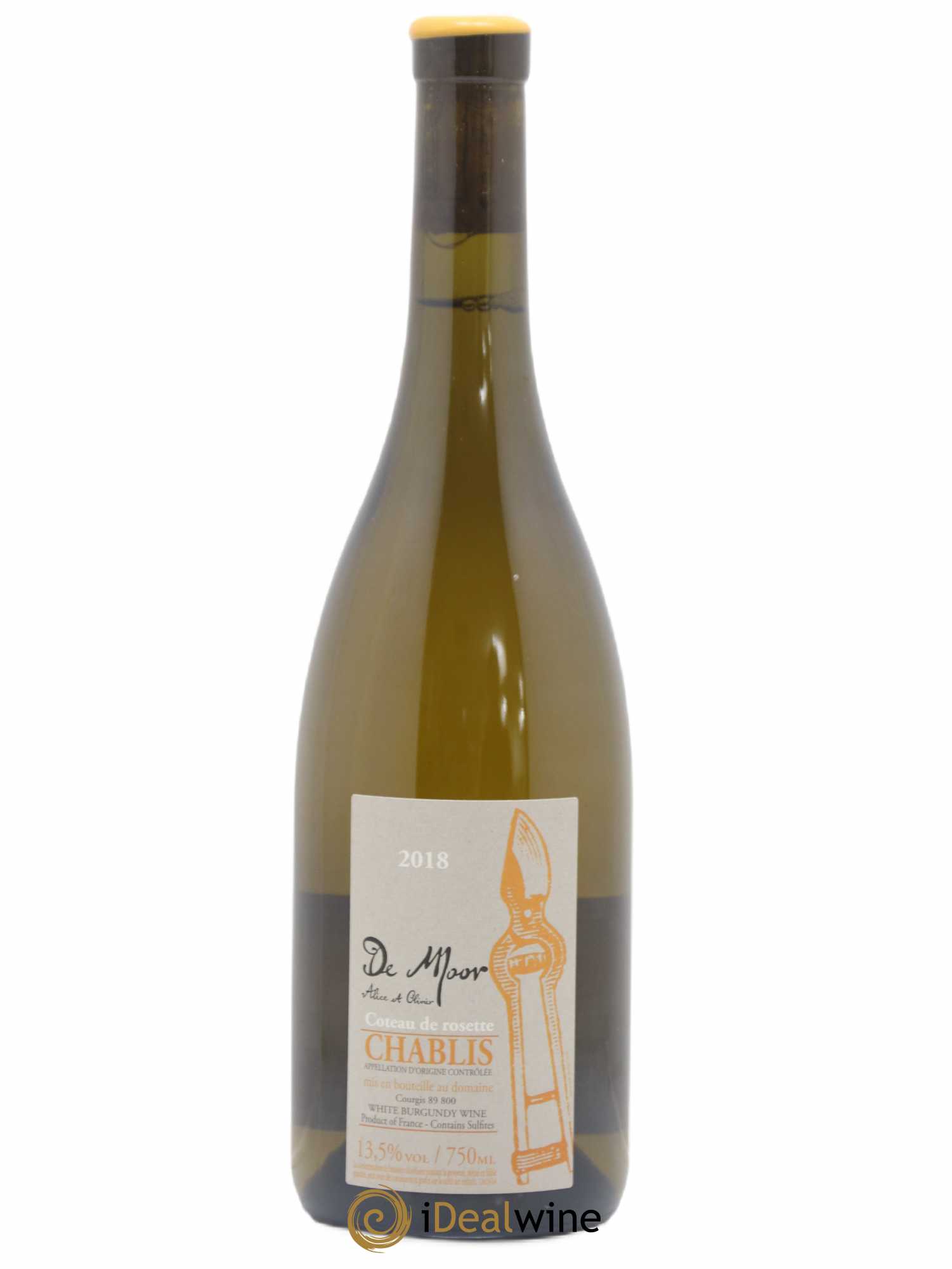 Bourgogne Chitry Alice et Olivier De Moor 2018 - Lot de 1 bouteille - 0